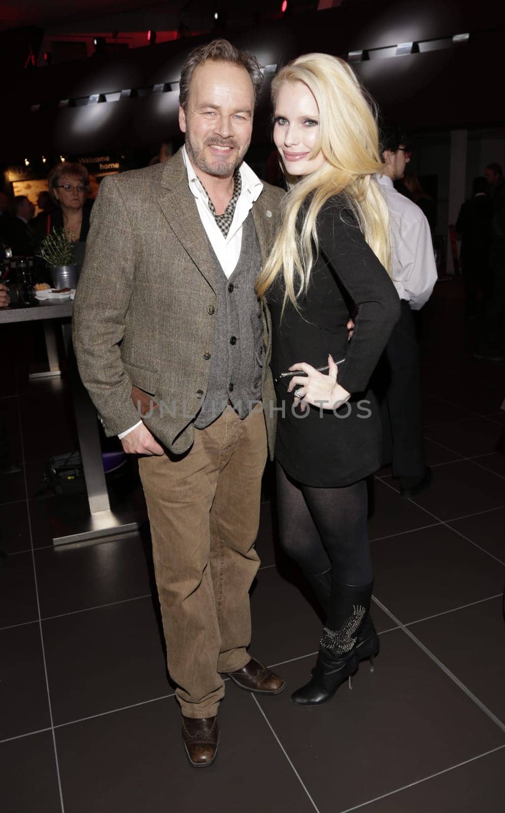 Till Demtroeder and Mirja du Mont at the Audi Terminal Opening