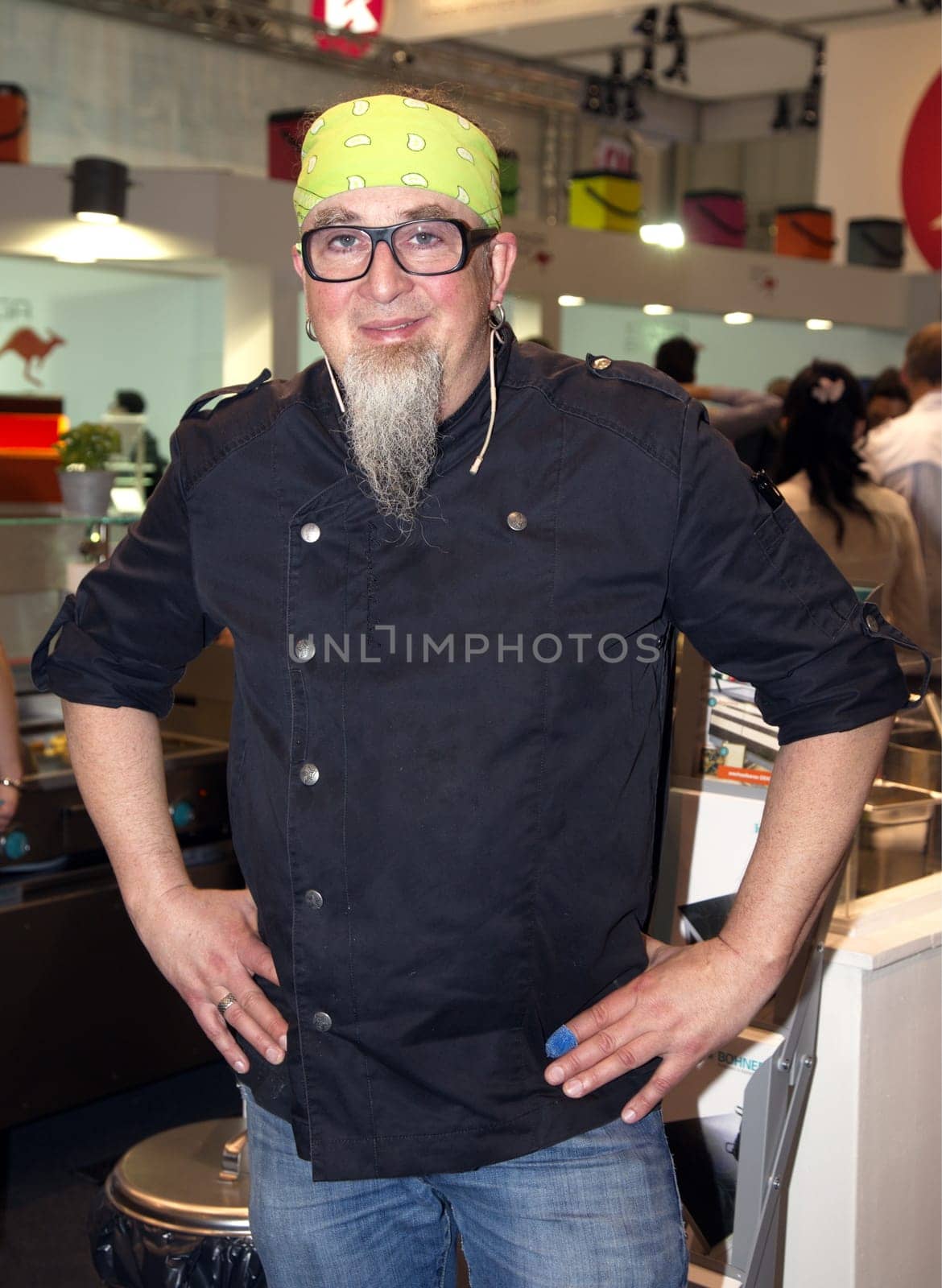 Stefan Marquard ,Internorga 2015 TV Koeche at work in Hamburg 15.03.2015