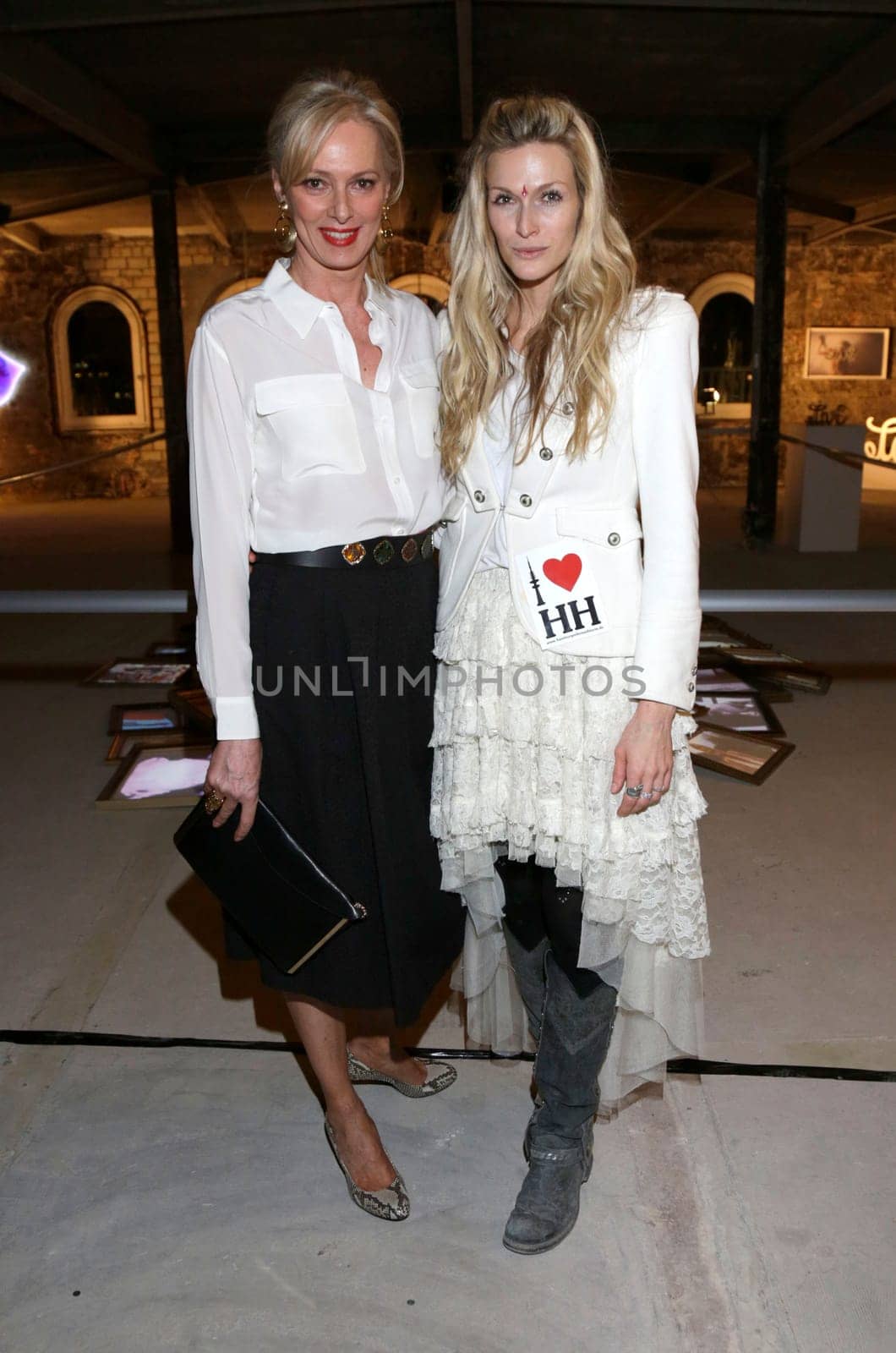 Petra van Bremen and Mia Florentine Weiss at the Nivea Haus Hamburg