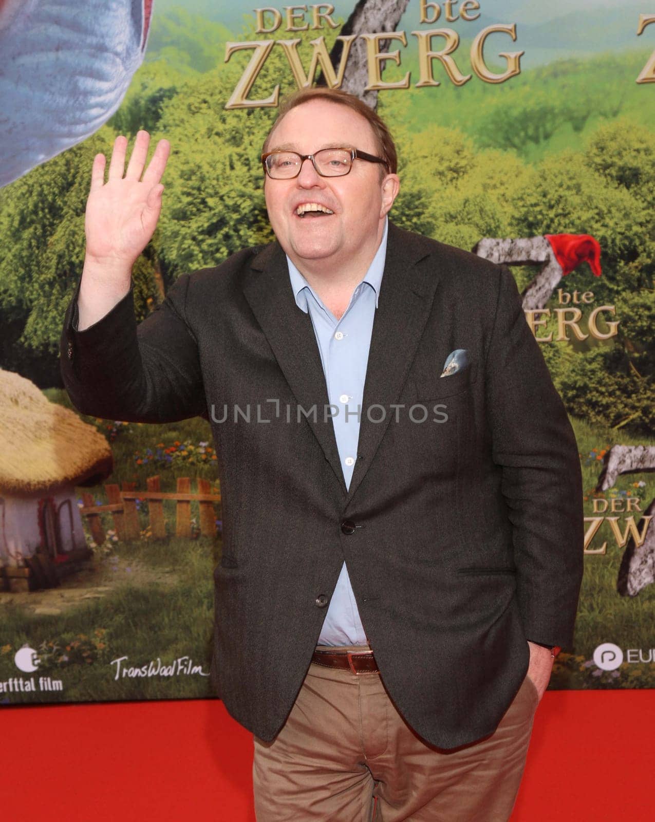 Gustav Peter Woehler at the premiere of the 7bte Zwerg in Berlin