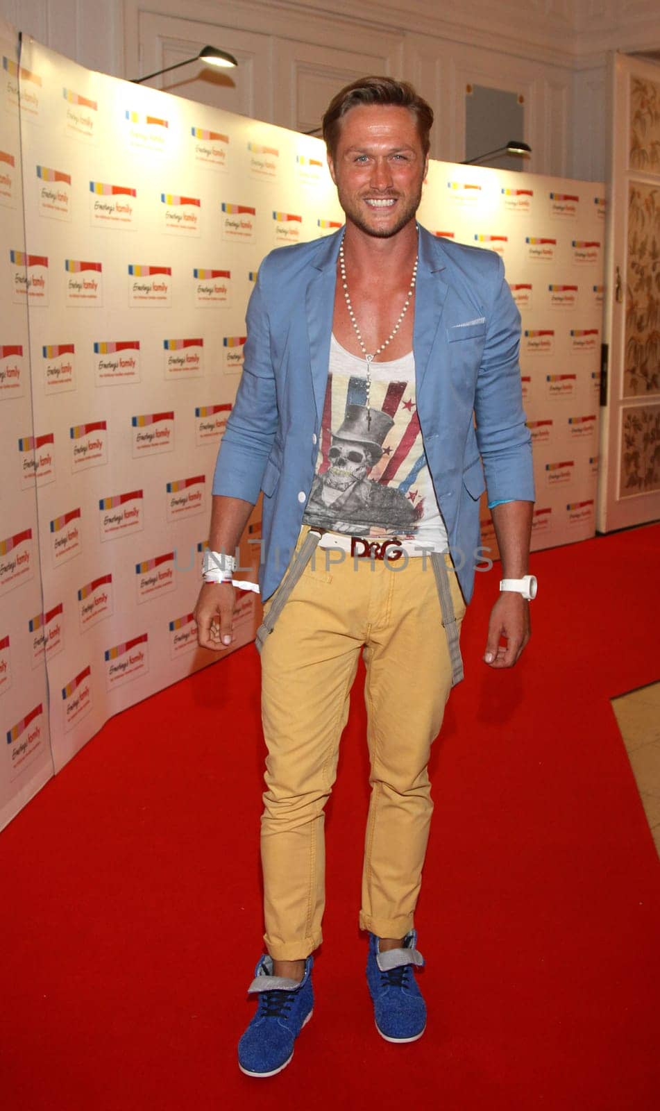 Nico Schwanz bei der Ernstings Fashionshow in Hamburg