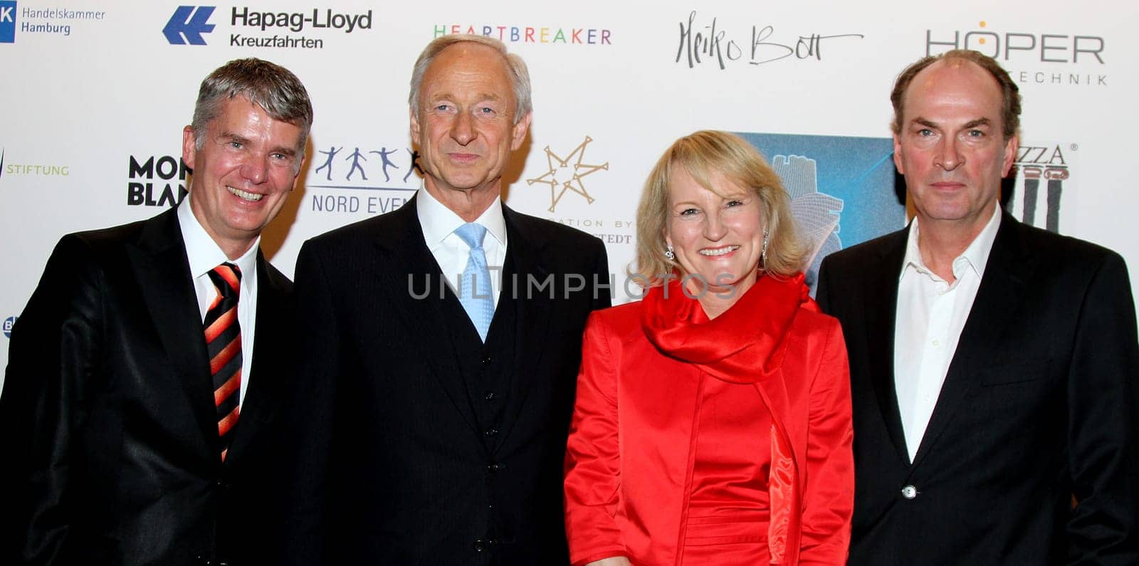 Prof. Dr. Dr. Hermann Reichenspurner,Gaby and Lutz Bethge,Herbert Knaup /The Heart in the Center,Hamburg Chamber of Commerce,04.06.2012