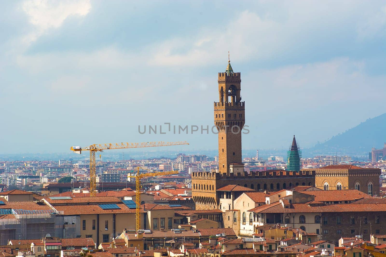 palazzo vecchio tower (or Tower of Arnolfo) in Florence