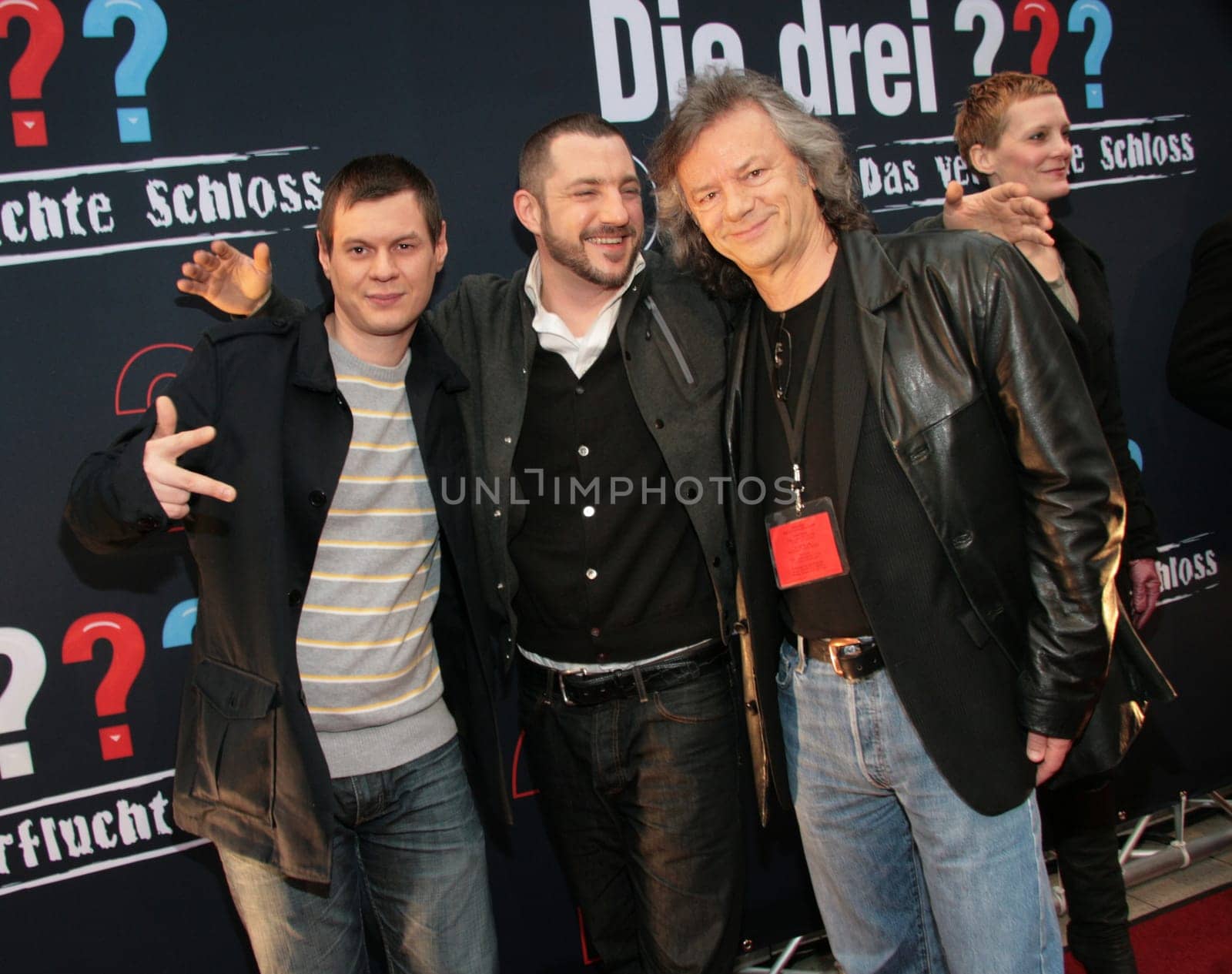 World premiere "The Three Question Marks - The Cursed Castle"",at the Streits Filmtheater Hamburg / Nenad Lautarevic,),Das Bo,Carsten Bohn"