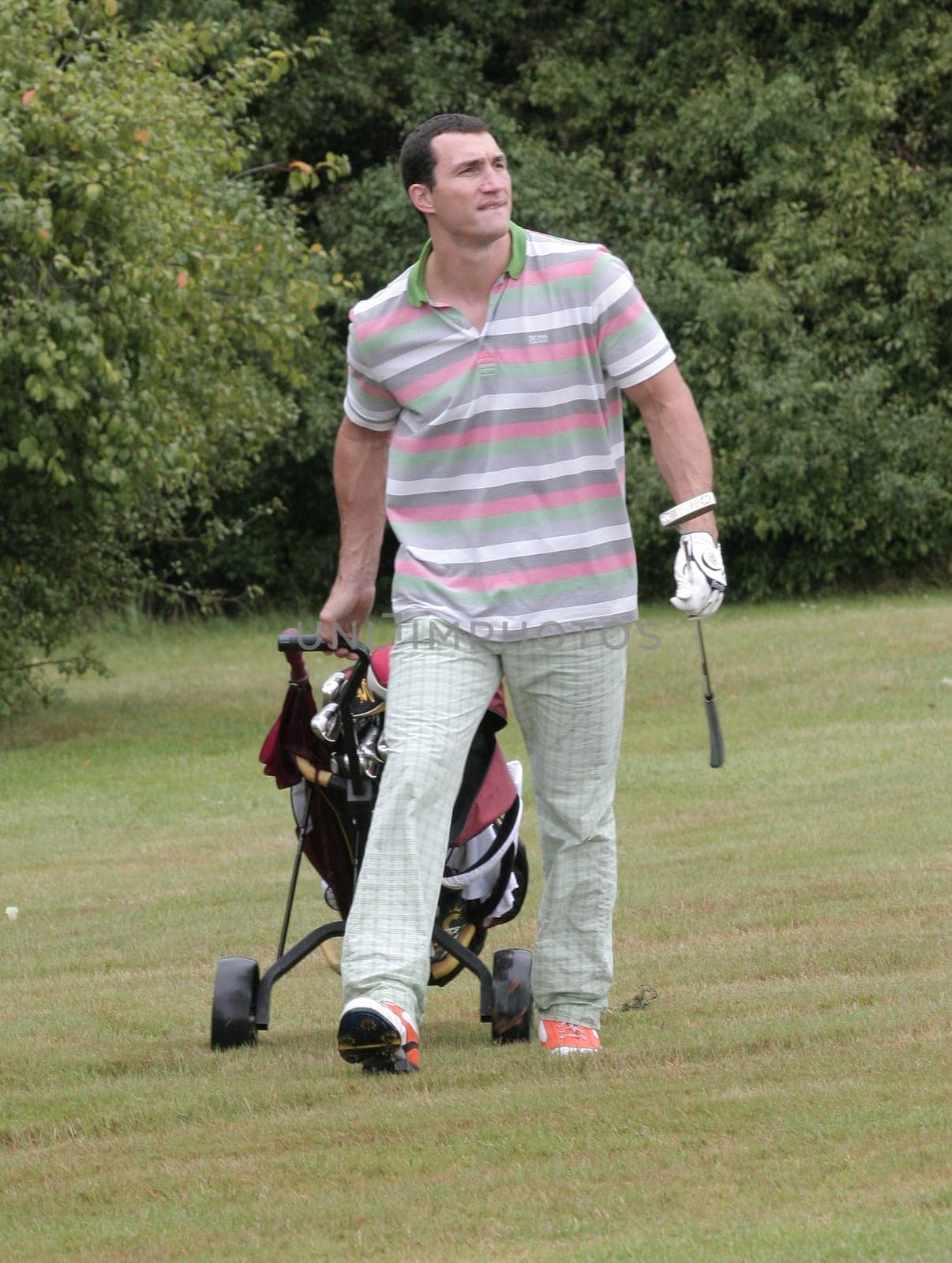 Charity Golf Tunier for the benefit of the Franz Beckenbauer Foundation in Timmendorf . Wladimir Klitschko