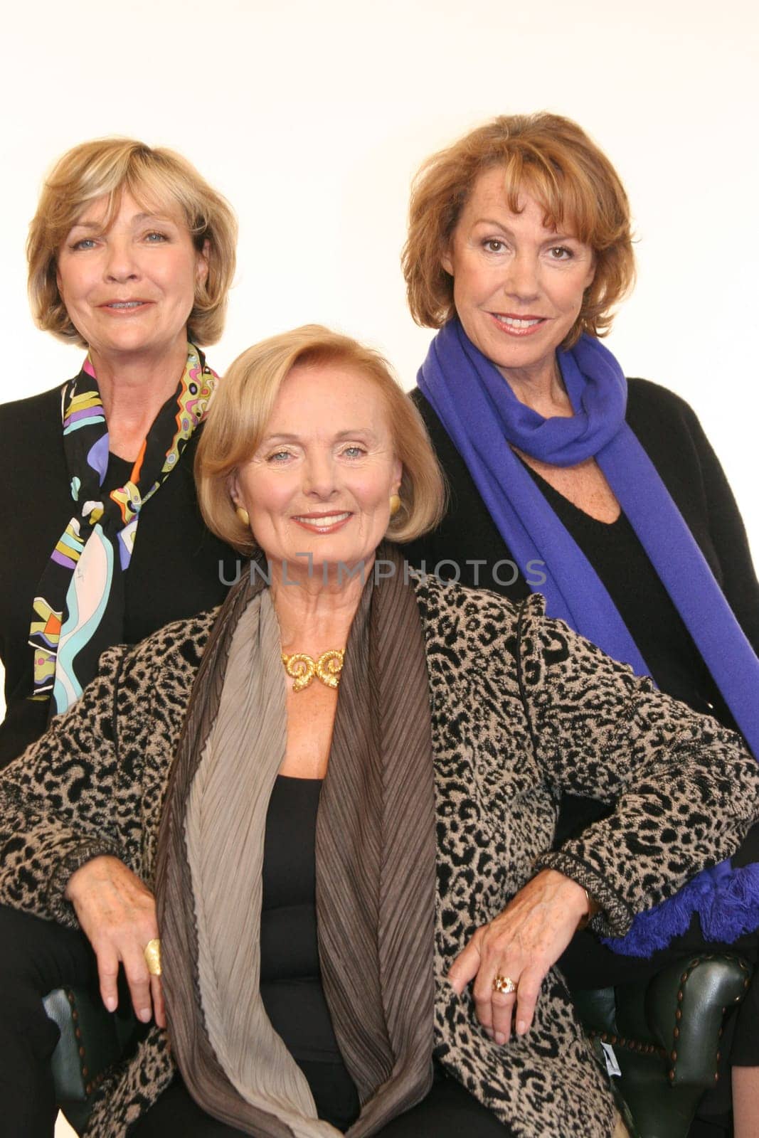 Three devilishly strong women. Gaby Dohm,Ruth Maria Kubitschek and Gila von Weitershausen at the photo opportunity in Hamburg/04102005/