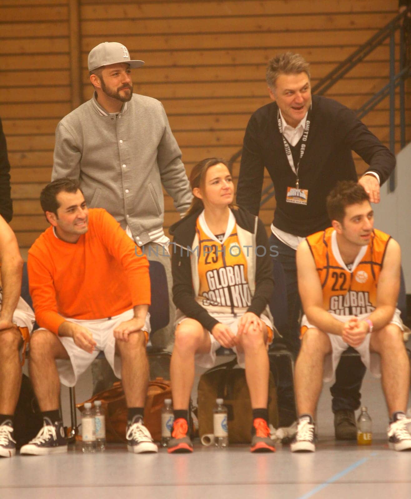 Das Bo,dunk for water charity event fuer viva con agua in der sporthalle hamburg