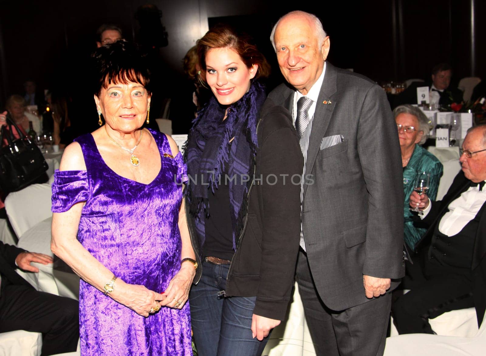 Gala dinner fashion show by Juergen Hartmann. On November 14,2009,the legendary annual gala dinner fashion show took place again at the Hotel Le Royal Meridien: Helmut Greve ,Anna Greve and Hannelore Greve