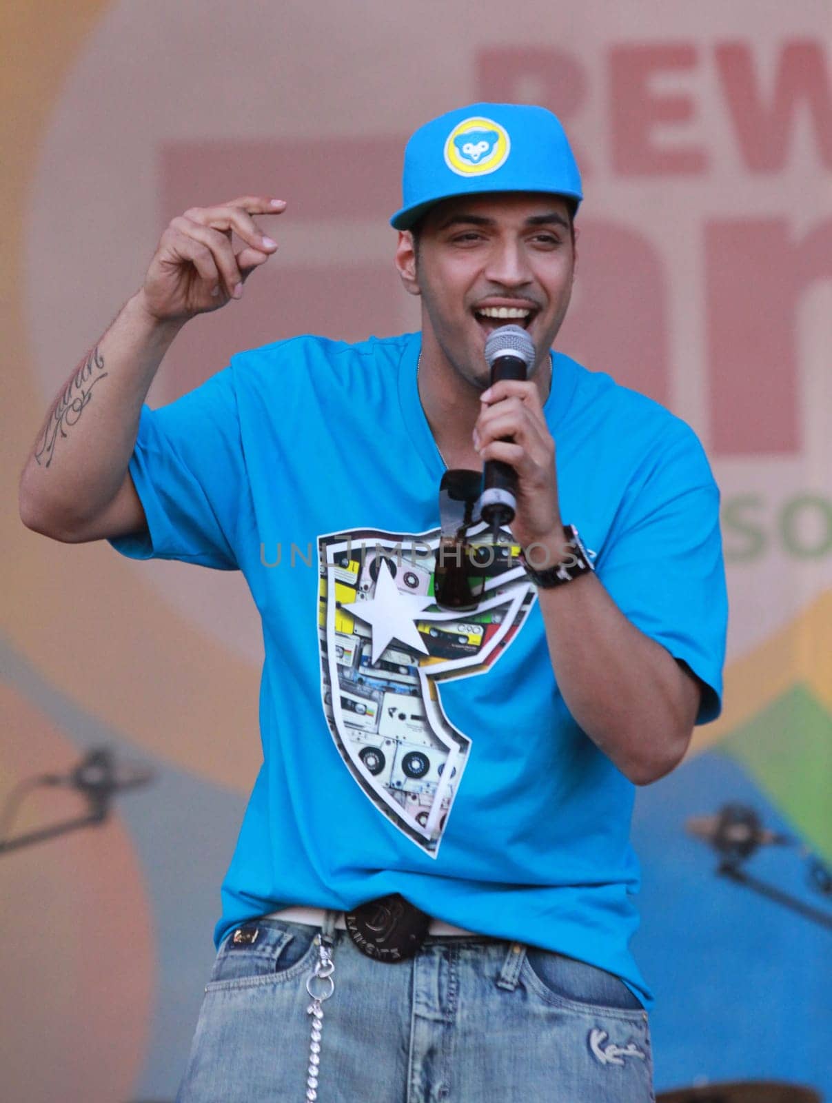 Rewe Sommerfest auf dem Heiligengeistfeld Hamburg am 05.06.2010/DSDS Gewinner Mehrzad Marashi