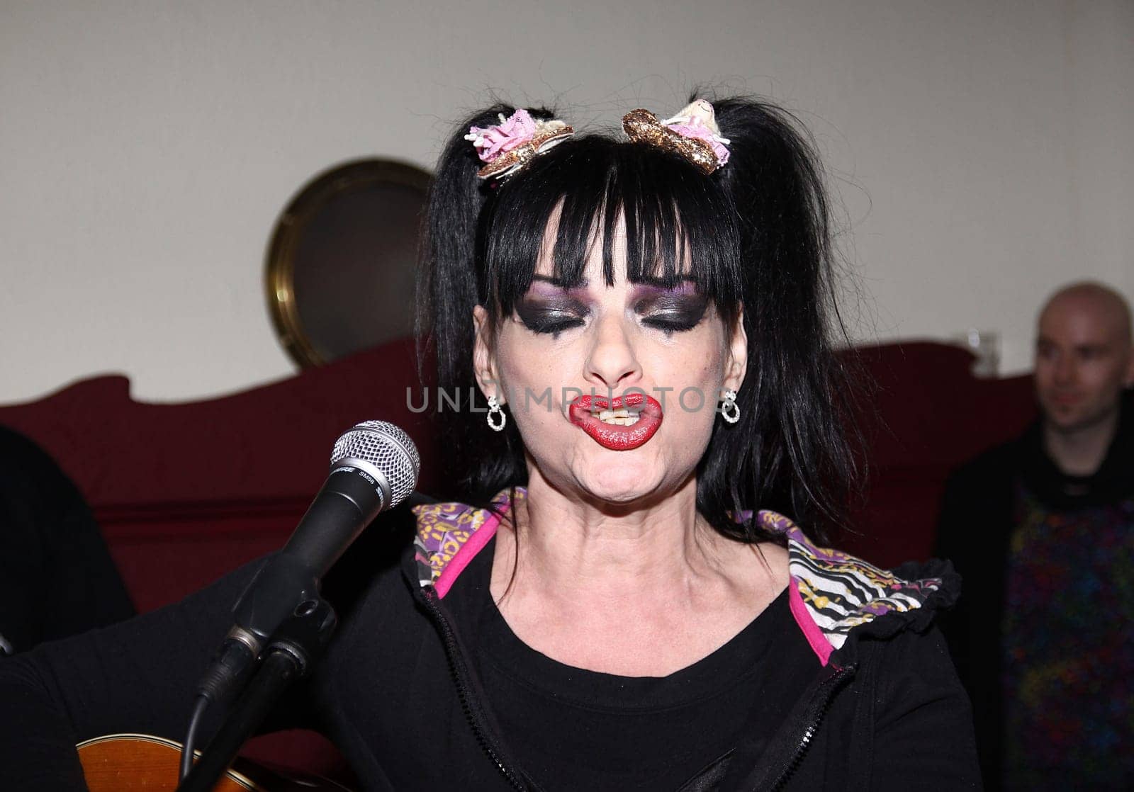 PETA BECOMES VISIBLE! Cosma Shiva _Hagen unveils new anti-fur motif / Nina Hagen live gig,vernissage and aftershow party