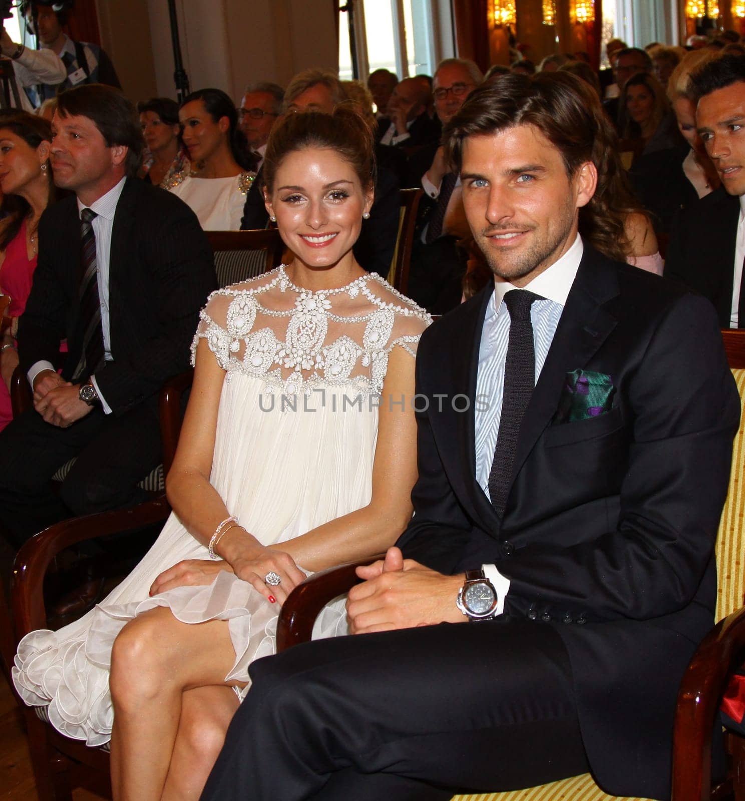 Bei der diesjährigen GALA-&quot Couple Of The Year&quot -Verleihung wurde Bei der diesjährigen GALA-&quot Couple Of The Year&quot -Verleihung wurde Olivia Palermo und Johannes Huebl der Titel &quot International Couple&quot  verliehen. der Titel &quot International Couple&quot  verliehen. American socialite Olivia Palermo and her handsome beau Johannes Huebl was seen attending the 2011 Couple Of The Year event in Hamburg, Germany on April 11.04.2011,Olivia Palermos Dress  Marchesa
