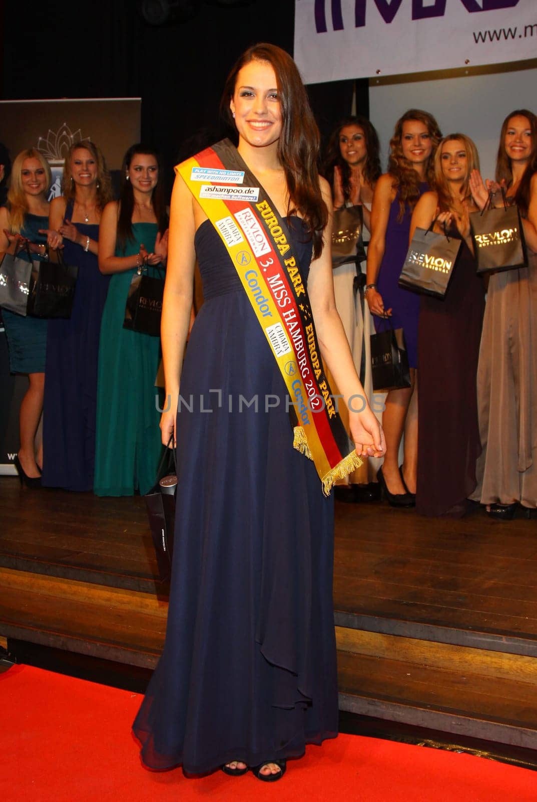 Lenea Martens (3.) Miss Hamburg election 2012 in parliament Hamburg on 03.12.2011