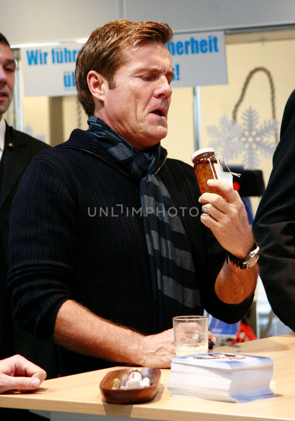 Dieter Bohlen autograph session at the Dello Autohaus in Hamburg Harburg
