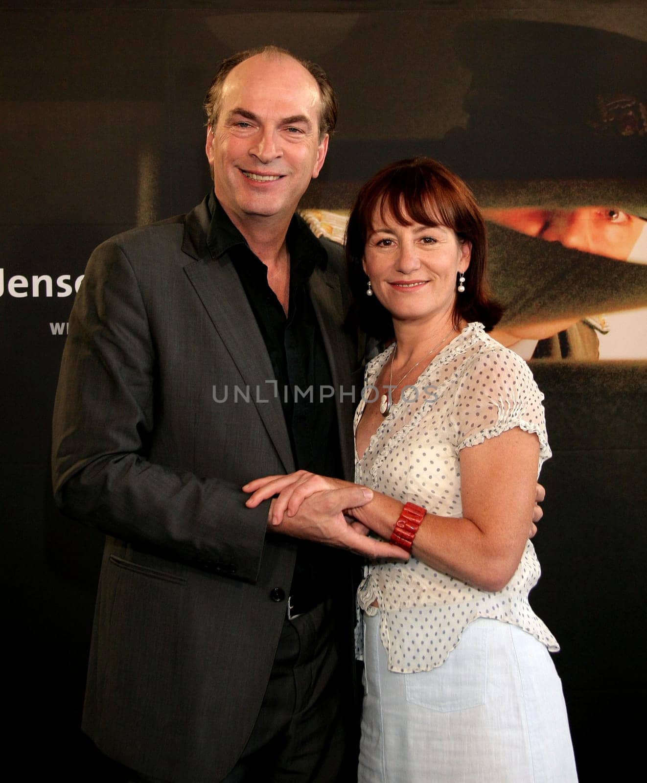 Herbert Knaup and Ulrike Krumbiegel ,photo opportunity Beyond the Wall in Hamburg