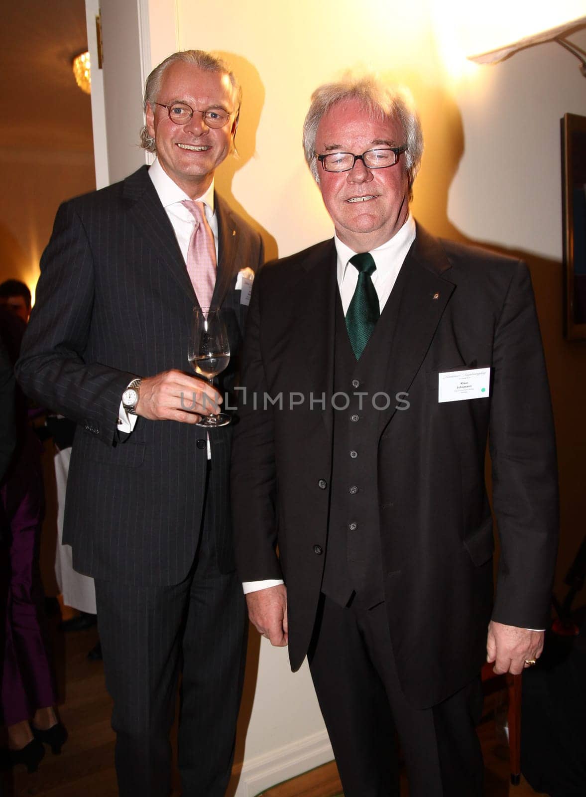 Kloenschnack New Year's reception at the Hotel Louis C. Jacob Hotel in Hamburg / Jost Deitmar and Klaus Schuemann