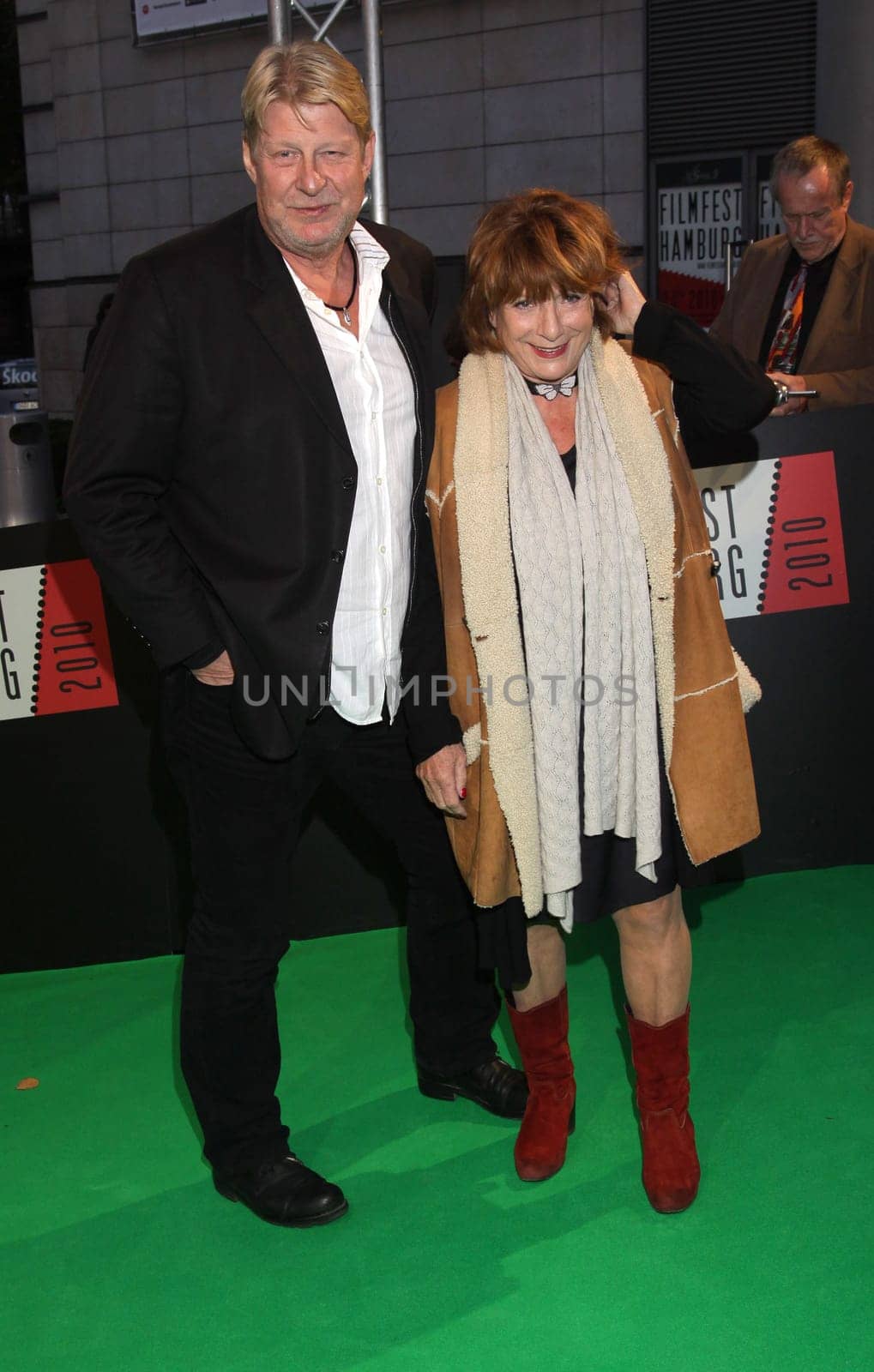 Rolf Lassgard,Hannelore Hoger,Bella Block " Das Schwarze Zimmer "" at Cinemaxx Hamburg on 04.10.2010"