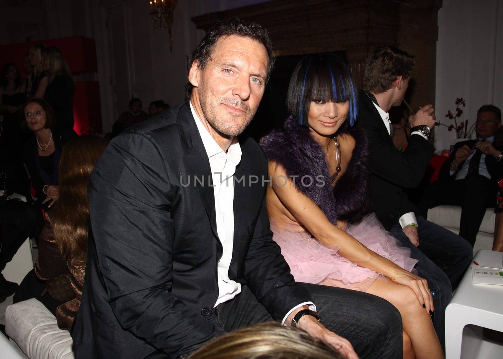 10 years movie meets media at the Atlantik Hotel Hamburg on 07.12.2009 / Bai Ling and Ralf Moeller
