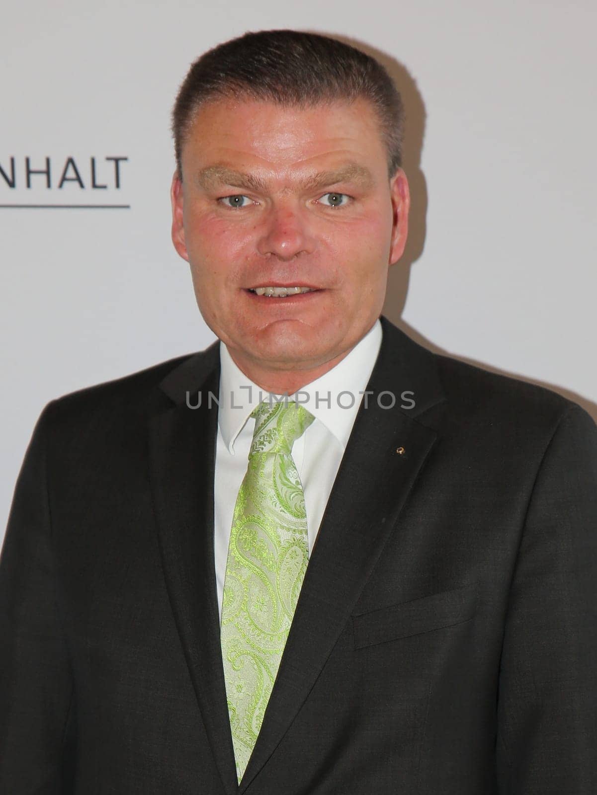 Holger Stahlknecht (CDU) Interior Minister of the State of Saxony-Anhalt at the reception of the Prime Minister Dr. Reiner Haseloff for the DHB Cup winner 2016 SC Magdeburg