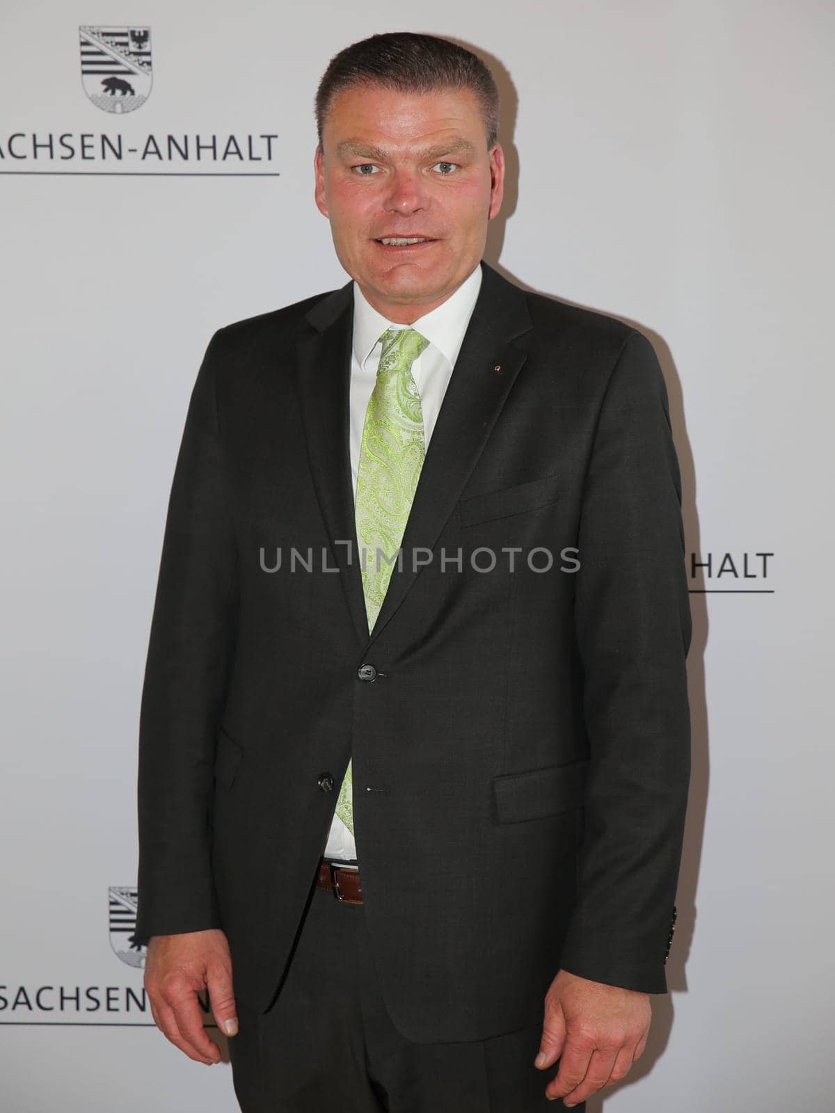 Holger Stahlknecht (CDU) Interior Minister of the State of Saxony-Anhalt at the reception of the Prime Minister Dr. Reiner Haseloff for the DHB Cup winner 2016 SC Magdeburg