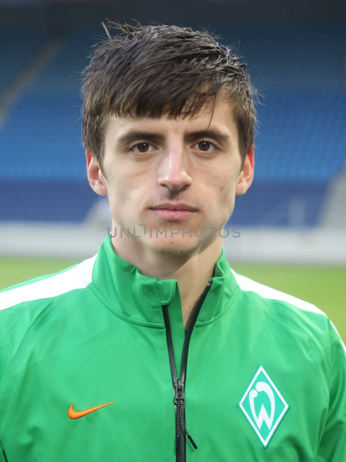 Enis Bytyqi (SV Werder Bremen) 3rd league season 2015/2016 point game 1.FC Madeburg against U23 Werder Bremen in Magdeburg