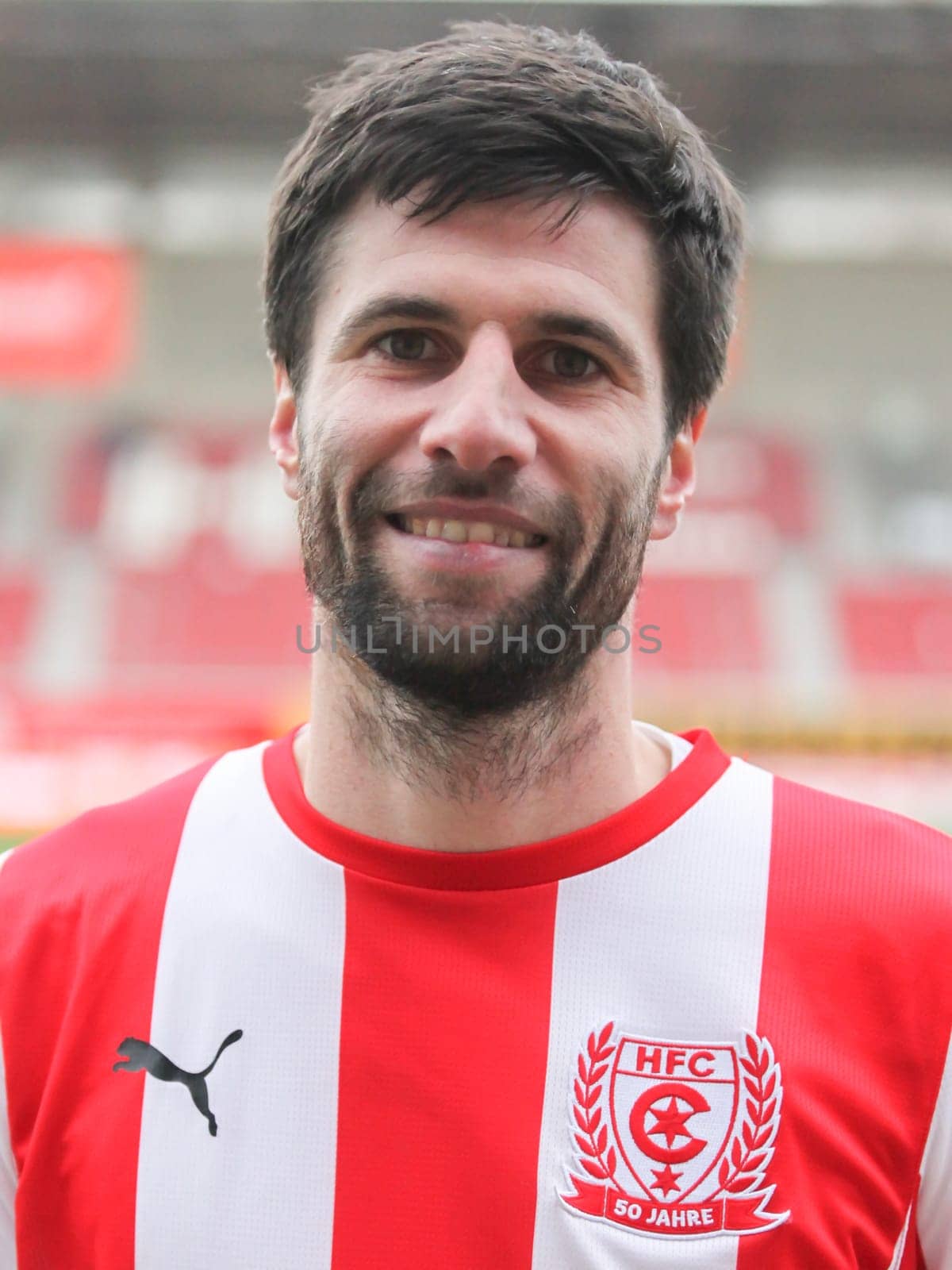 Tim Kruse (Hallescher FC) 3rd League Season 2015/2016 Point game Hallescher FC against SG Dynamo Dresden