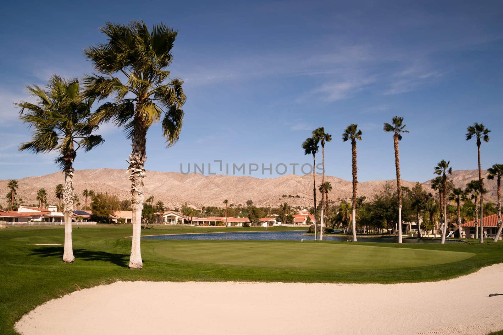 A beautiful hole on the hillside in the desert