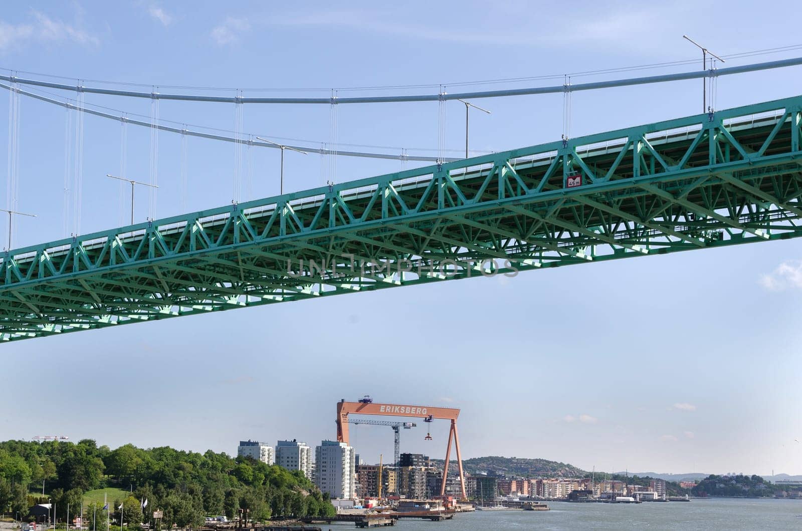 The bridge over the river in Gothenburg