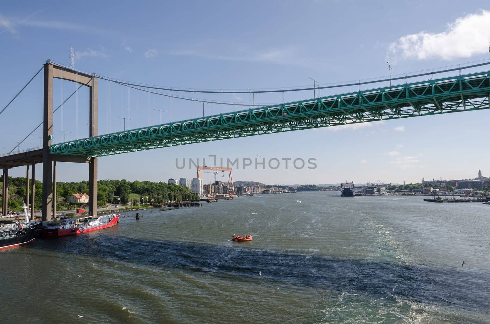 Bridge over the river in Gothenburg