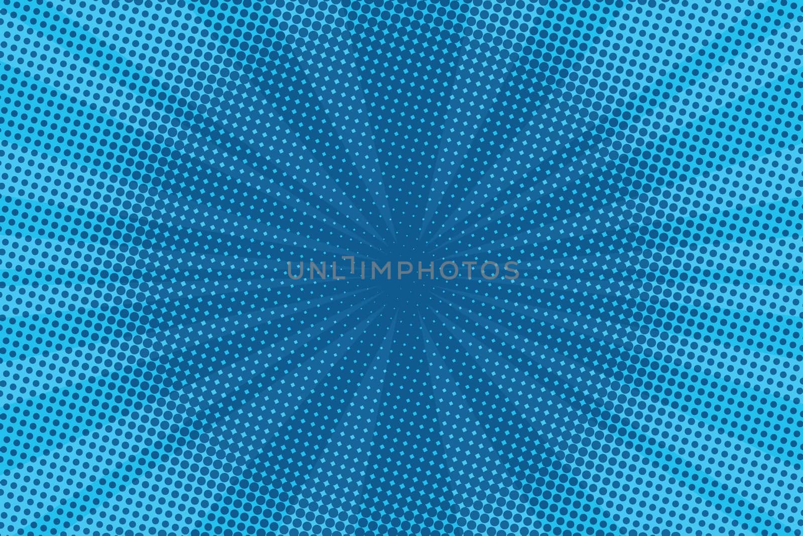 retro comic blue background raster gradient halftone pop art retro style