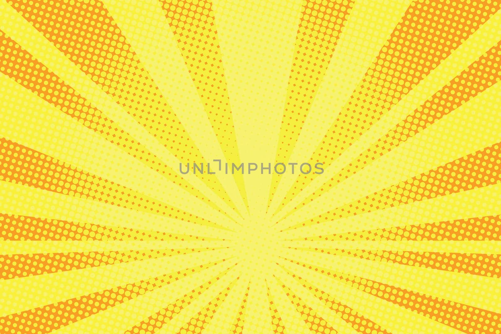 retro comic yellow background raster gradient halftone pop art retro style