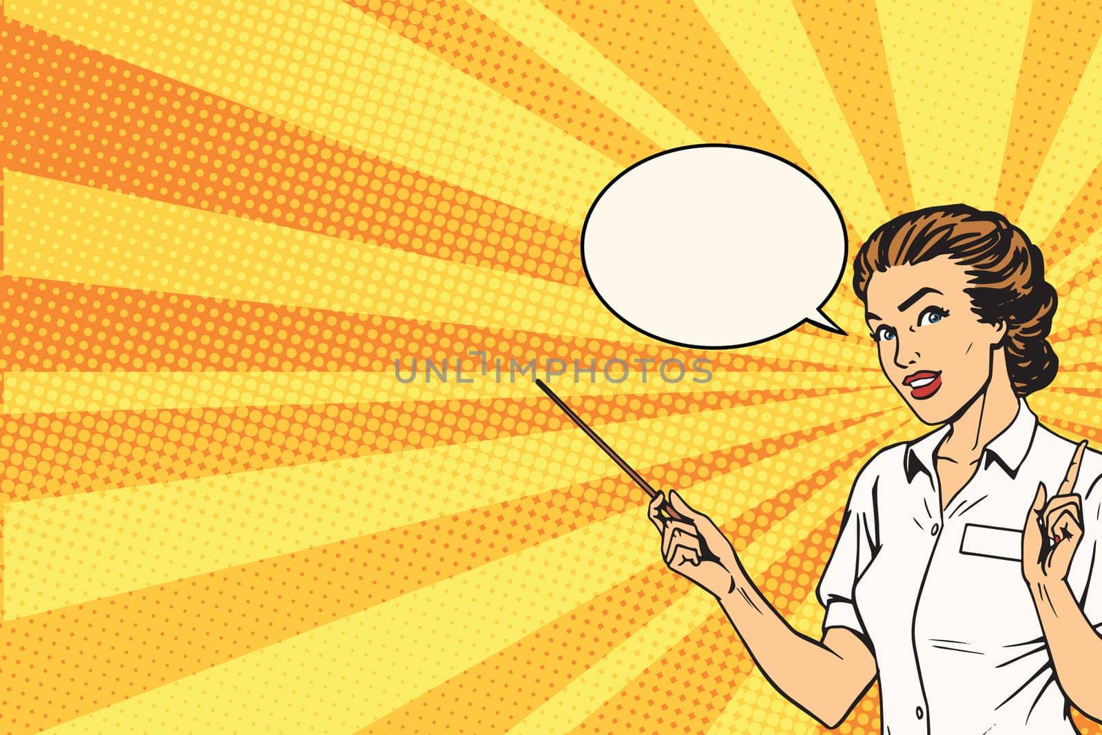 Girl doctor profession medicine and health pop art retro vector. Hospital and health care. Medical insurance