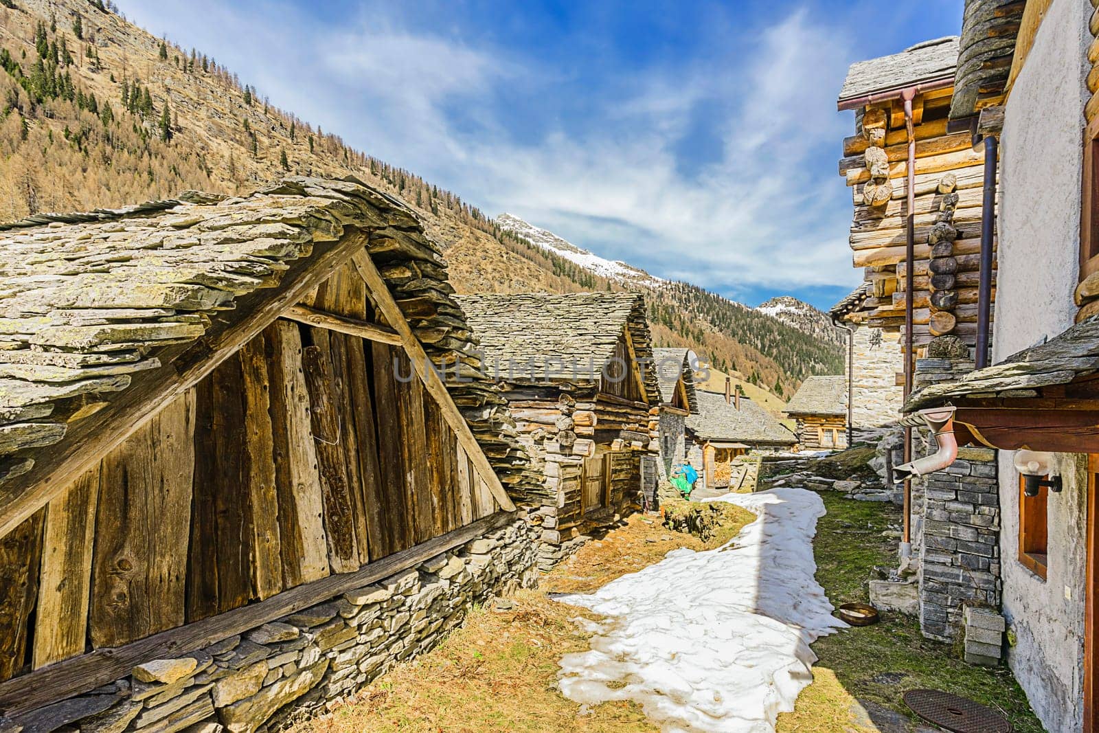 Alley in Bosco Gurin