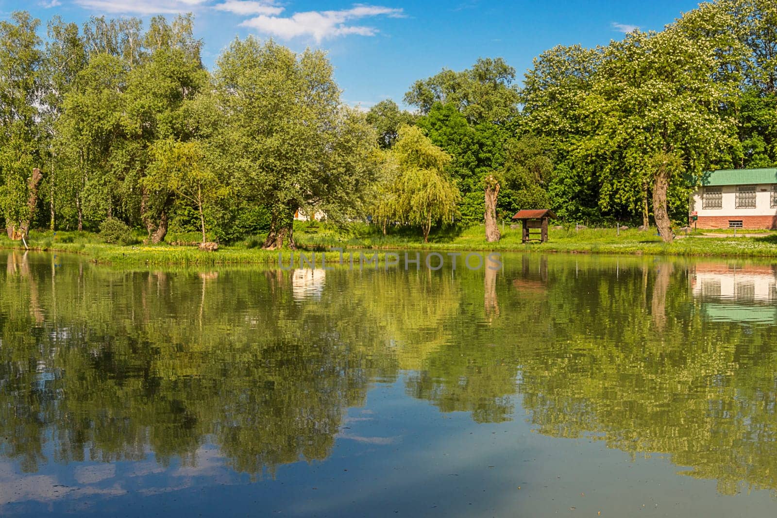 Fish pond in Vilage Neuf