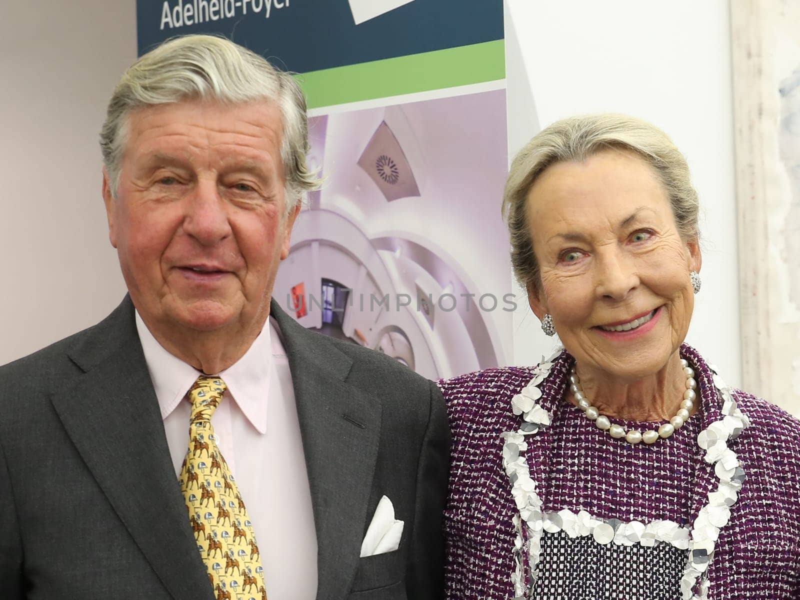 Albert Darboven (owner and managing director of J.J. Darboven) with wife Edda Darboven in the state capital Magdeburg at the reception by the mayor Dr. Lutz Trümper (independent) on May 22,2016