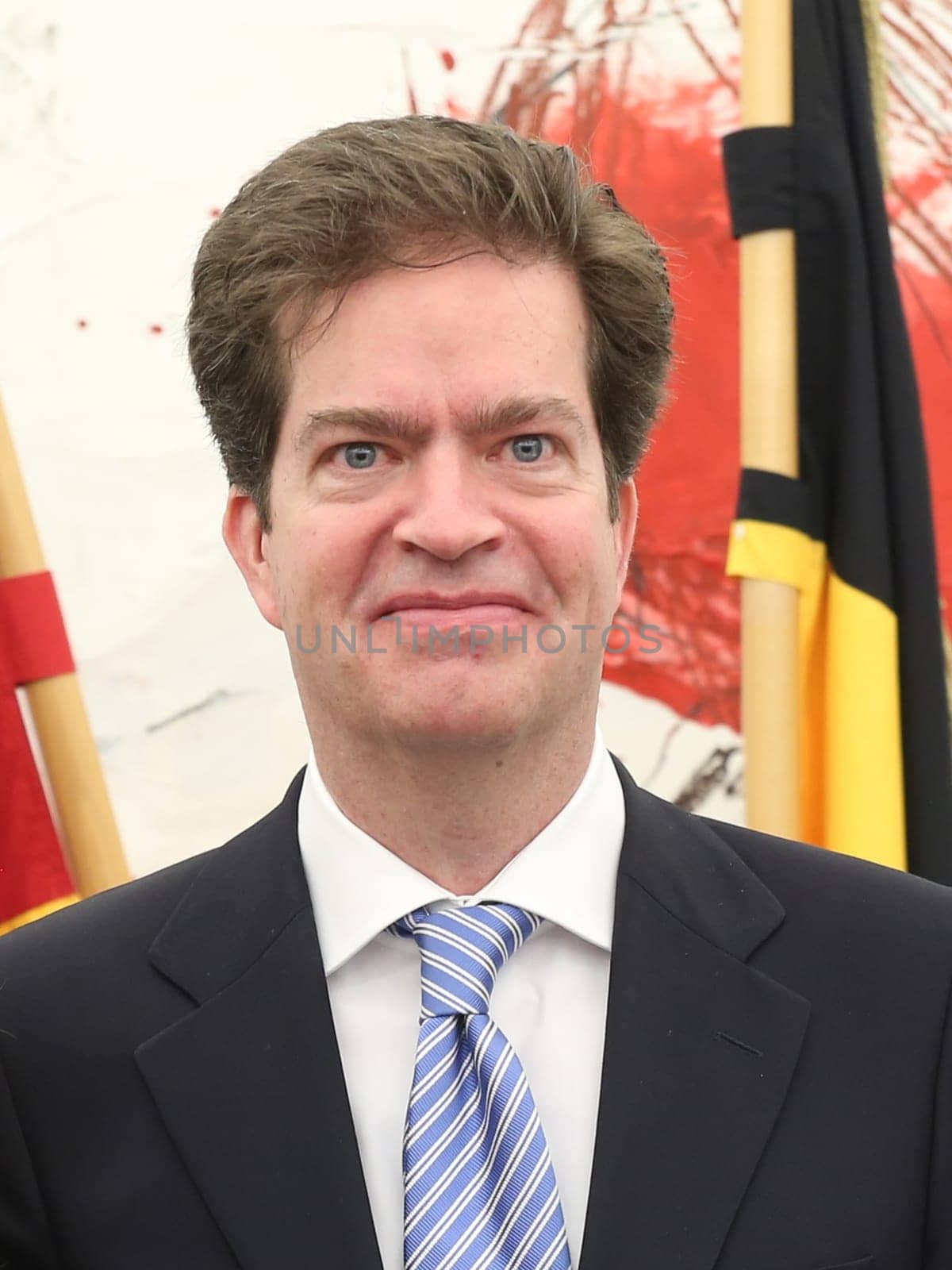 Carl Gillner in the state capital Magdeburg at the reception by the Mayor Dr. Lutz Trümper (independent) on May 22,2016