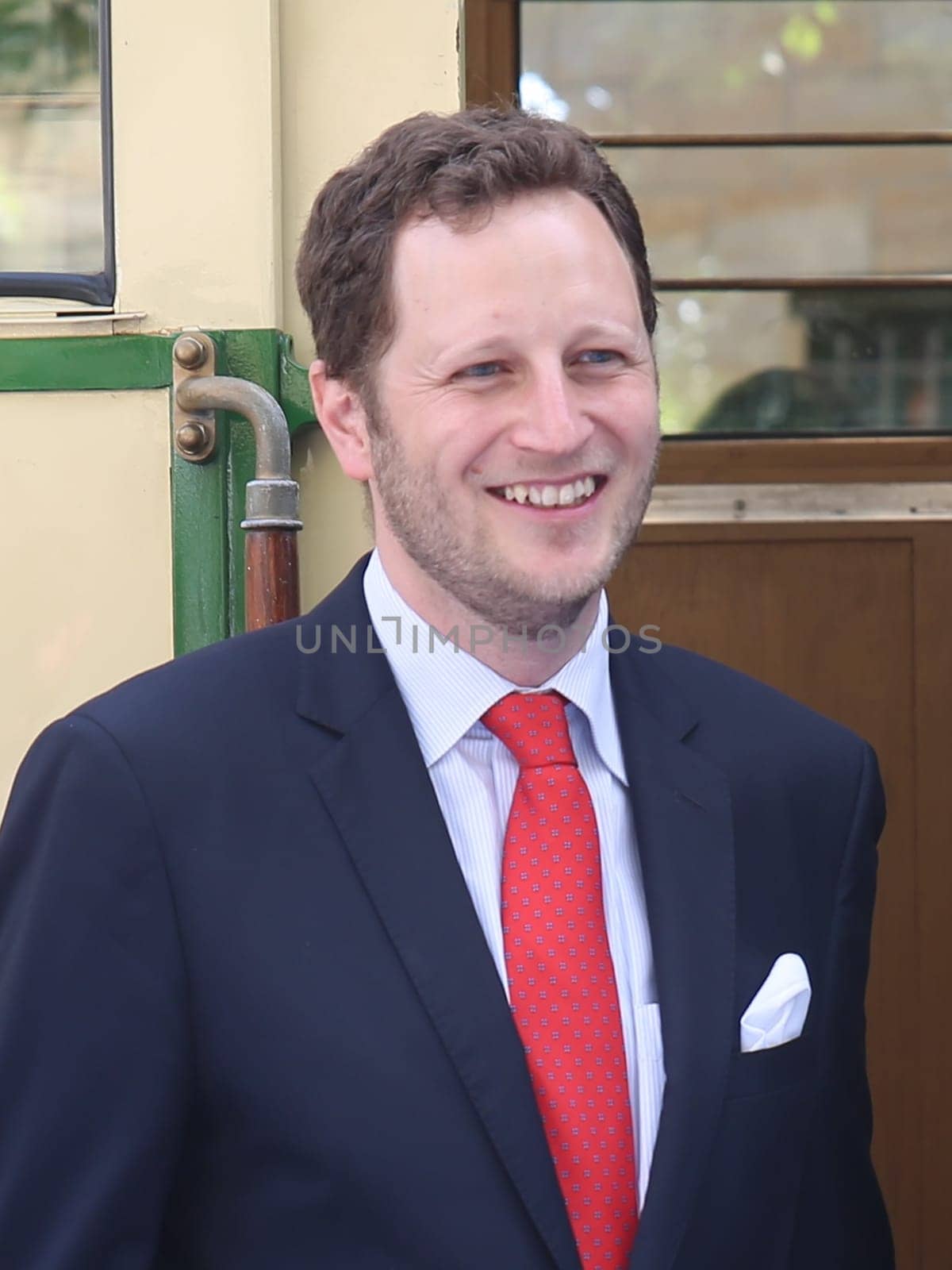 Prince Georg Friedrich of Prussia (great-great-grandson of Kaiser Wilhelm II) in the state capital Magdeburg at the reception by the Mayor Dr. Lutz Trümper (independent) on May 22,2016