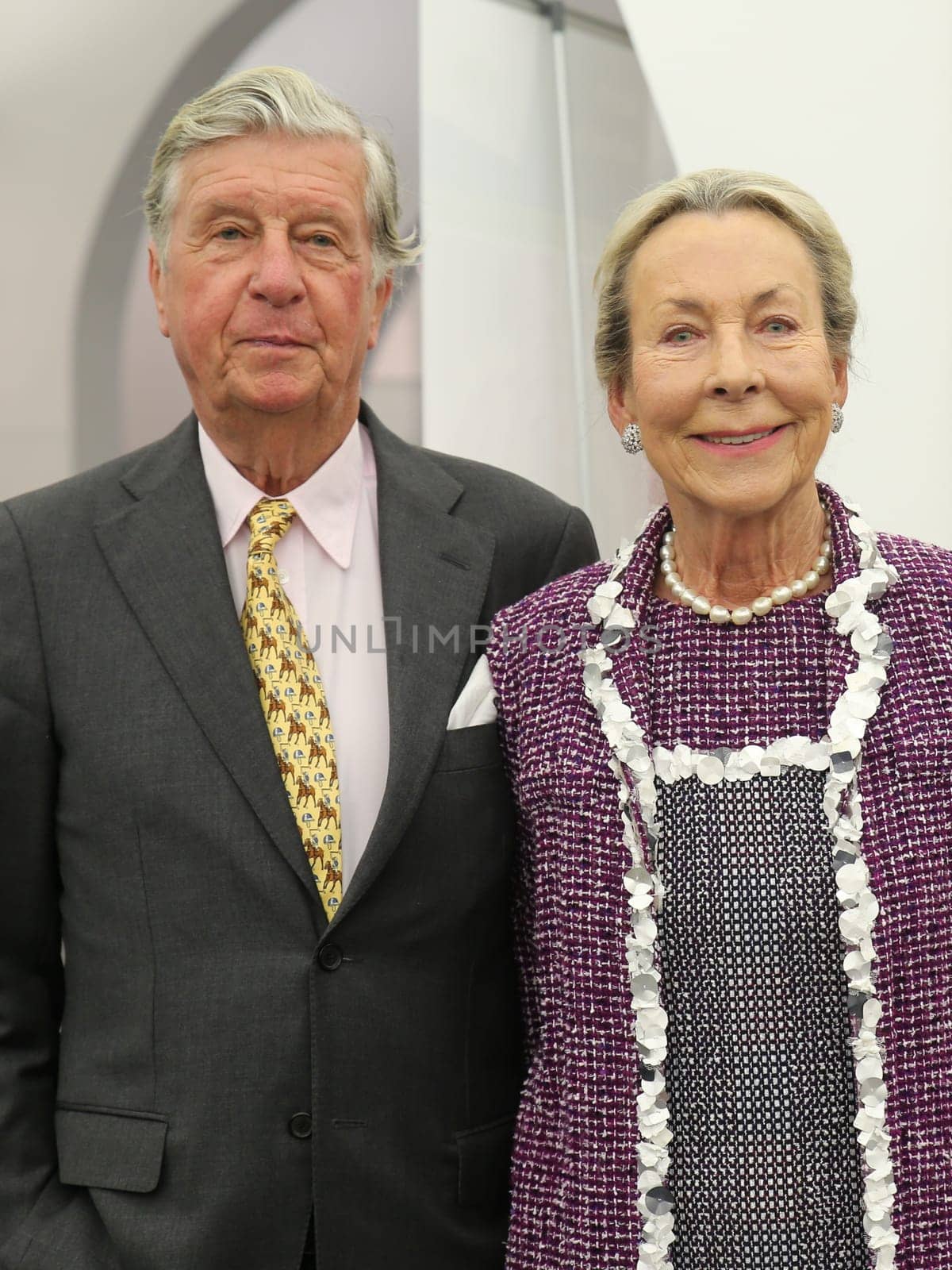Albert Darboven (owner and managing director of J.J. Darboven) with wife Edda Darboven in the state capital Magdeburg at the reception by the mayor Dr. Lutz Trümper (independent) on May 22,2016