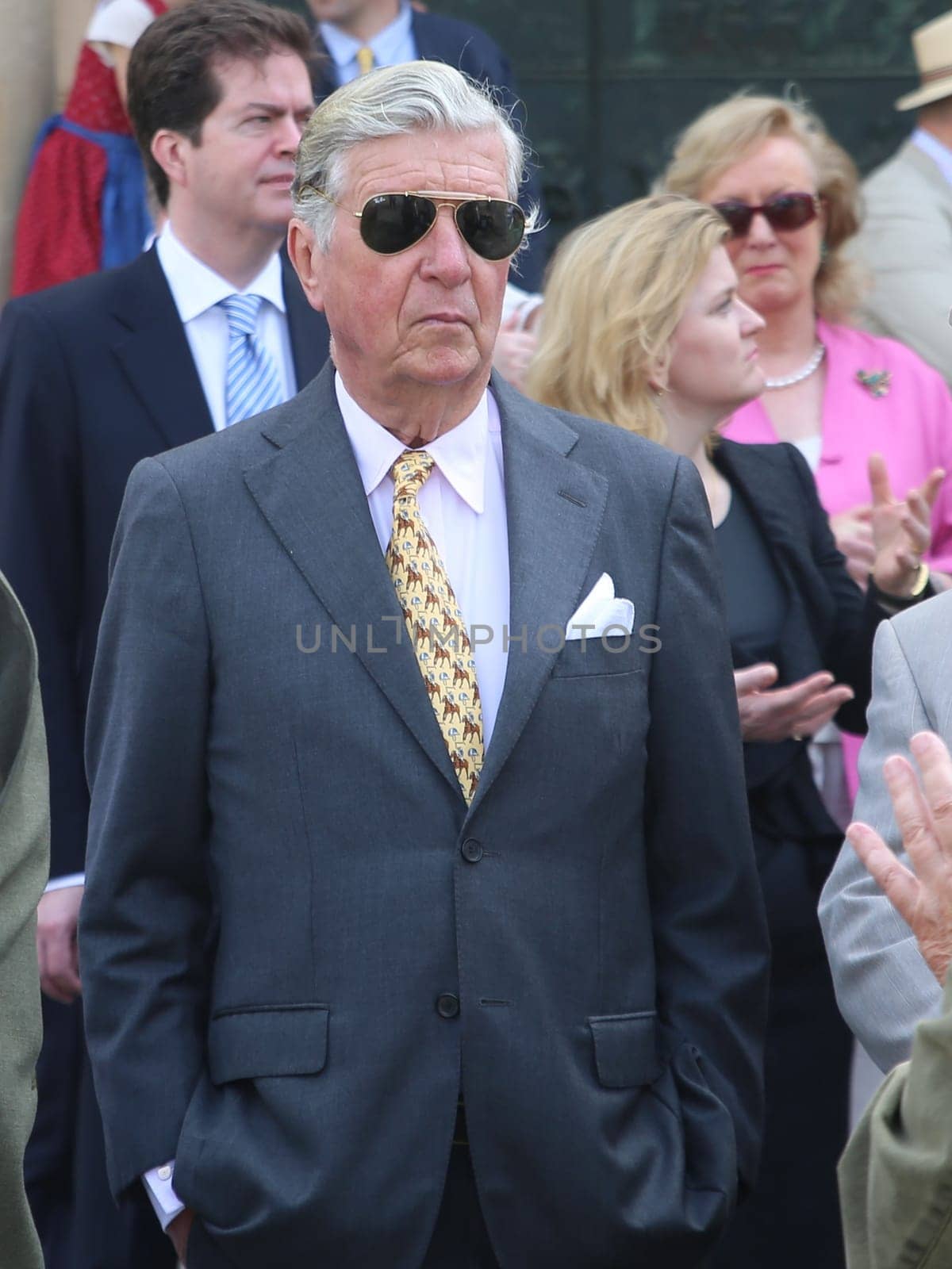 Albert Darboven (owner and managing director of J.J. Darboven) in the state capital Magdeburg at the reception by the mayor Dr. Lutz Trümper (independent) on May 22,2016