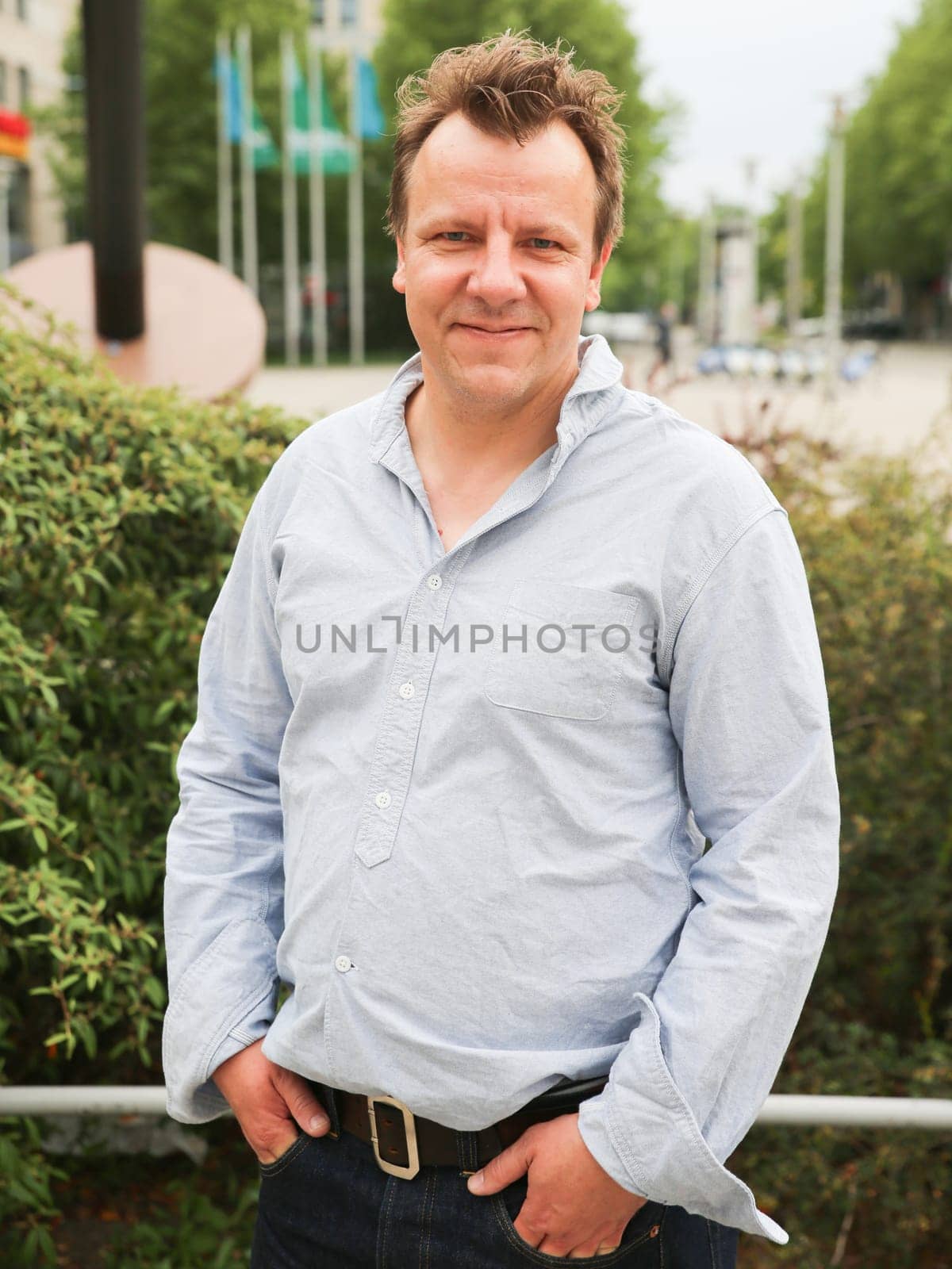 Actor Ronald Kukulies (Hanno Schilchow) in the police call 110 from Magdeburg at the premiere "Endstation"" - 45 years polizeiruf 110 at the CinemaxX Magdeburg on 23.05.2016"