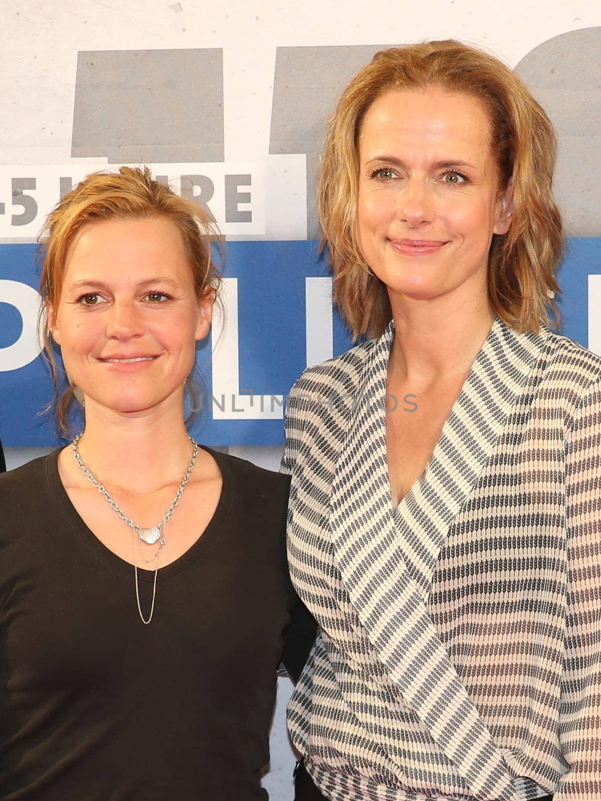 Actress Maria Simon (Hauptkommissarin Olga Lenski ) in polizeiruf 110 Brandenburg and actress Claudia Michelsen (Hauptkommissarin Doreen Brach) in Polizeiruf 110 Magdeburg at the premiere "Endstation"" - 45 Jahre Polizeiruf 110 im CinemaxX Magdeburg"