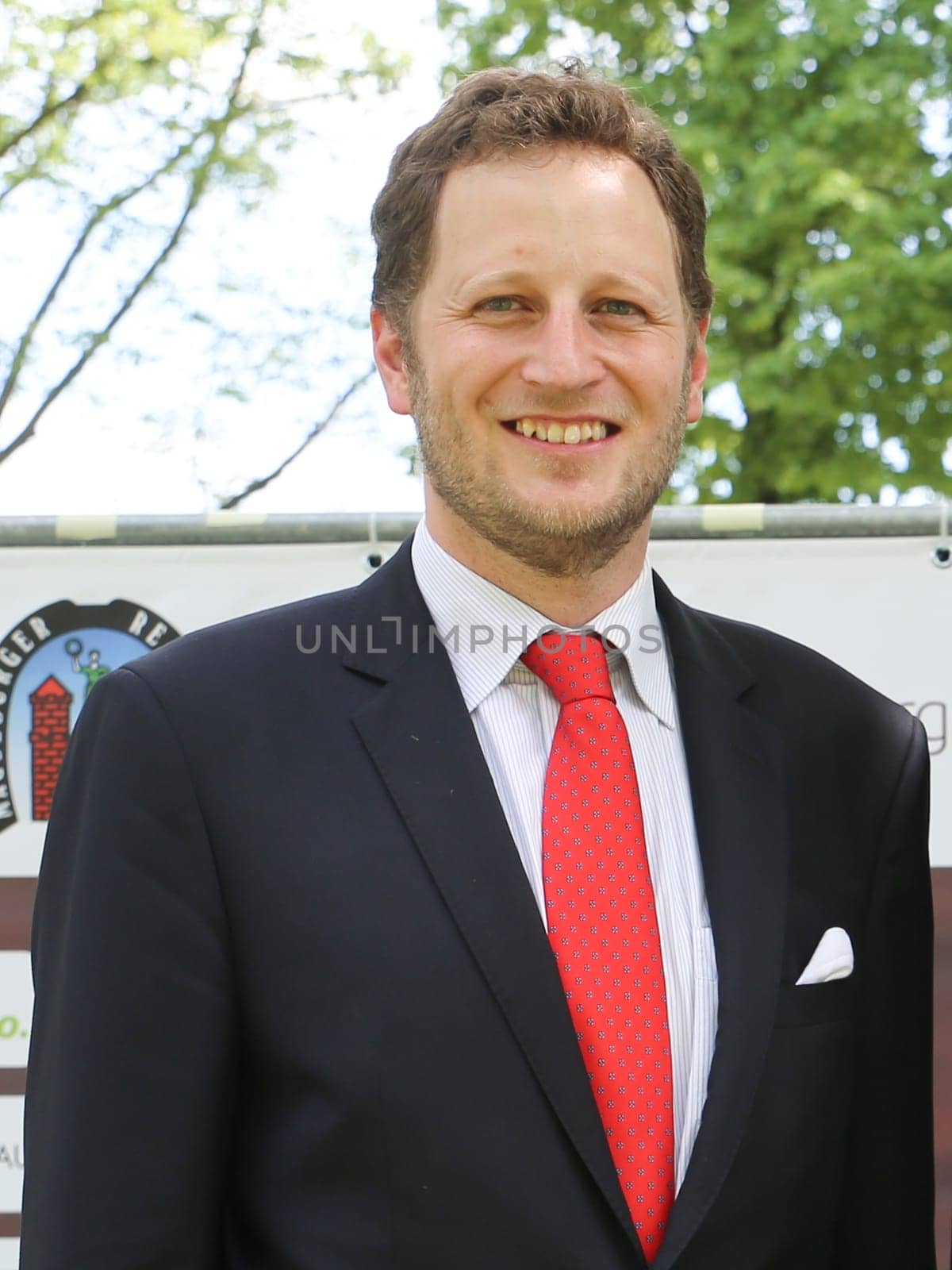 Prince Georg Friedrich of Prussia (great-great-grandson of Kaiser Wilhelm II) on the racecourse Magdeburg on the occasion of the 110th anniversary on 22.05.2016