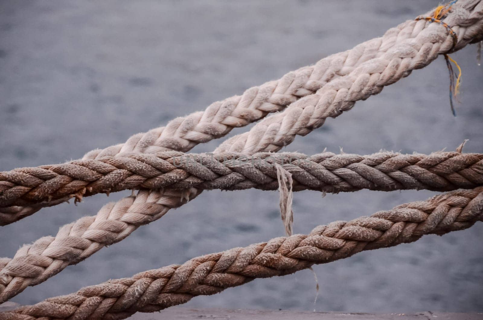 Picture of an Old Vintage Naval Rope