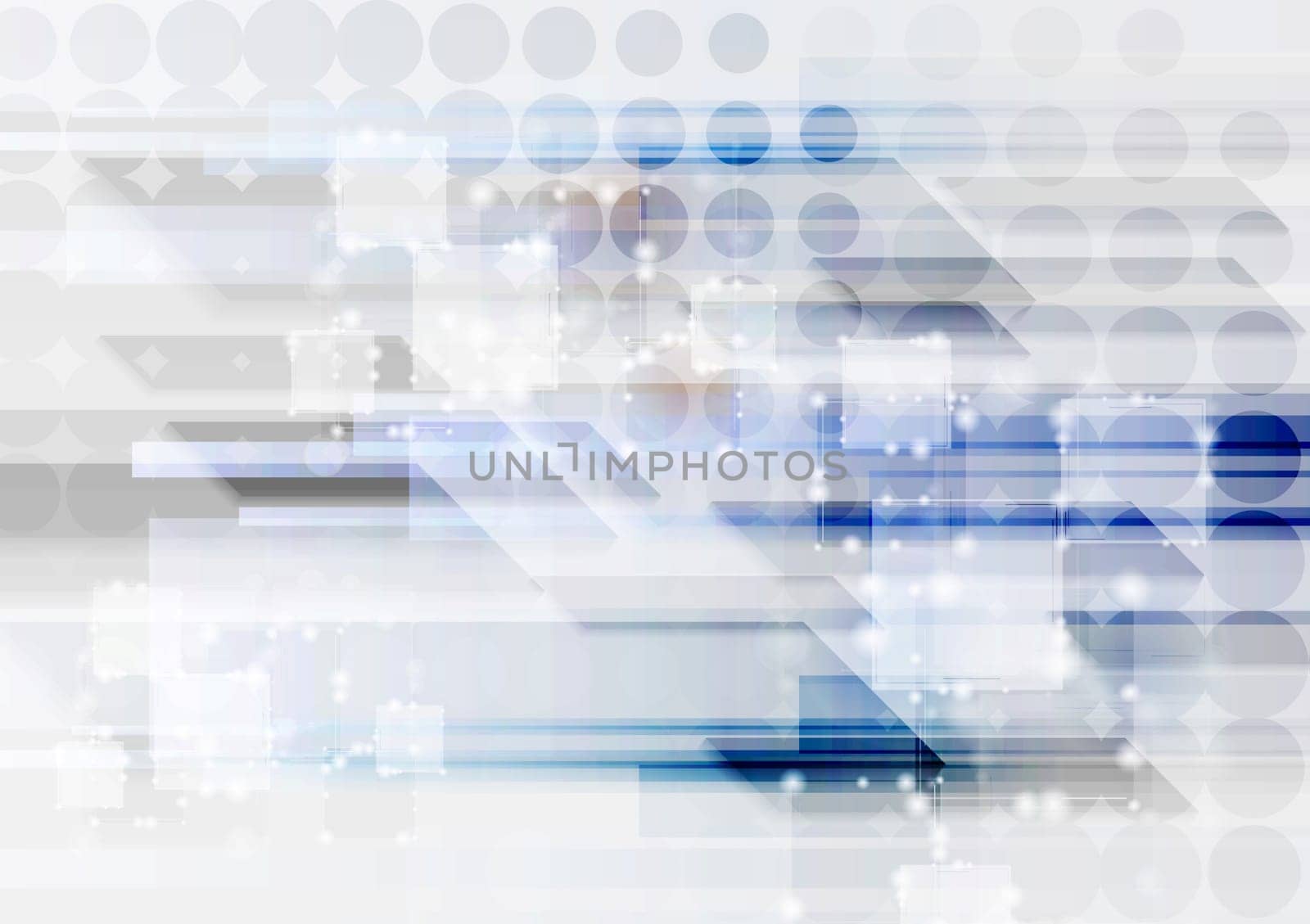 Light modern hi-tech geometric background