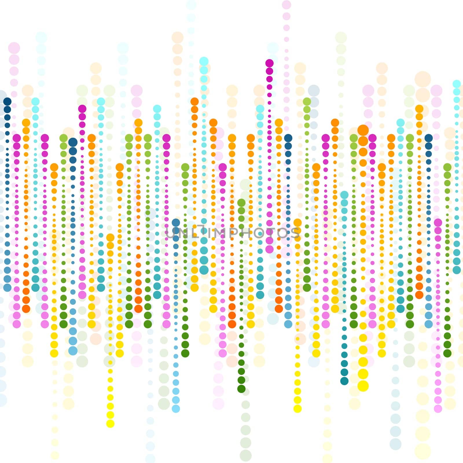Bright abstract geometric background with circles