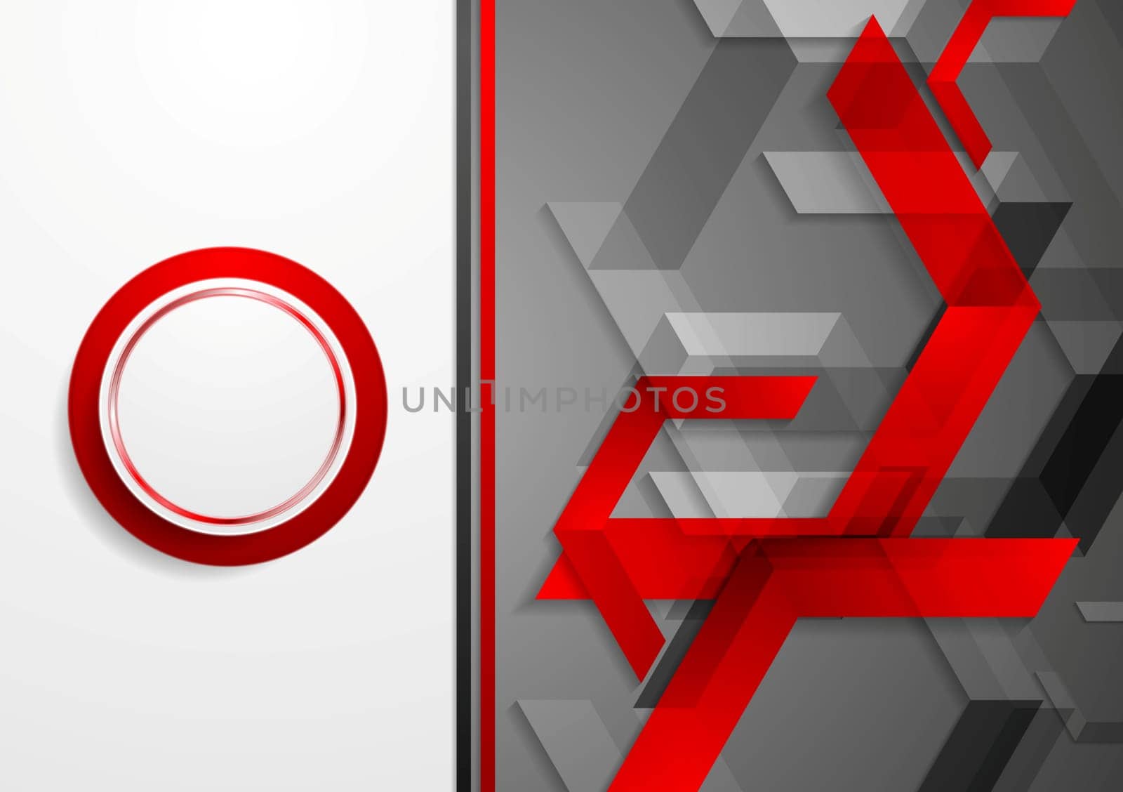 Geometric technology elements background. Illustration for brochure flyer design