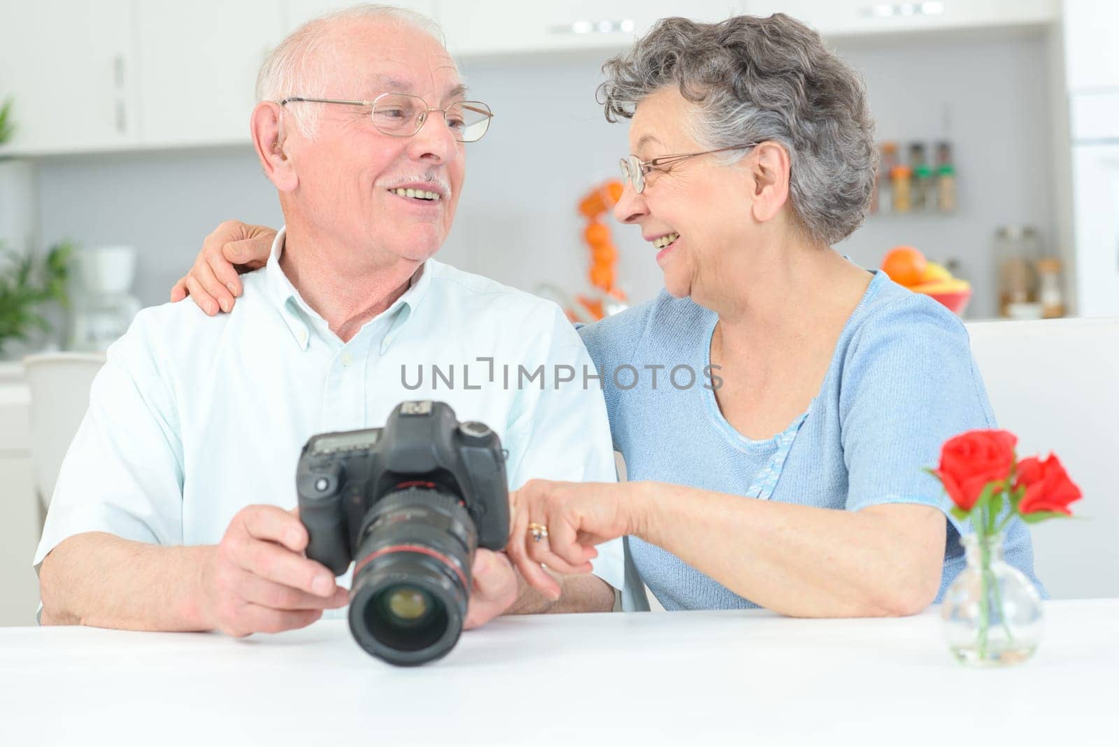 old couple with hobby