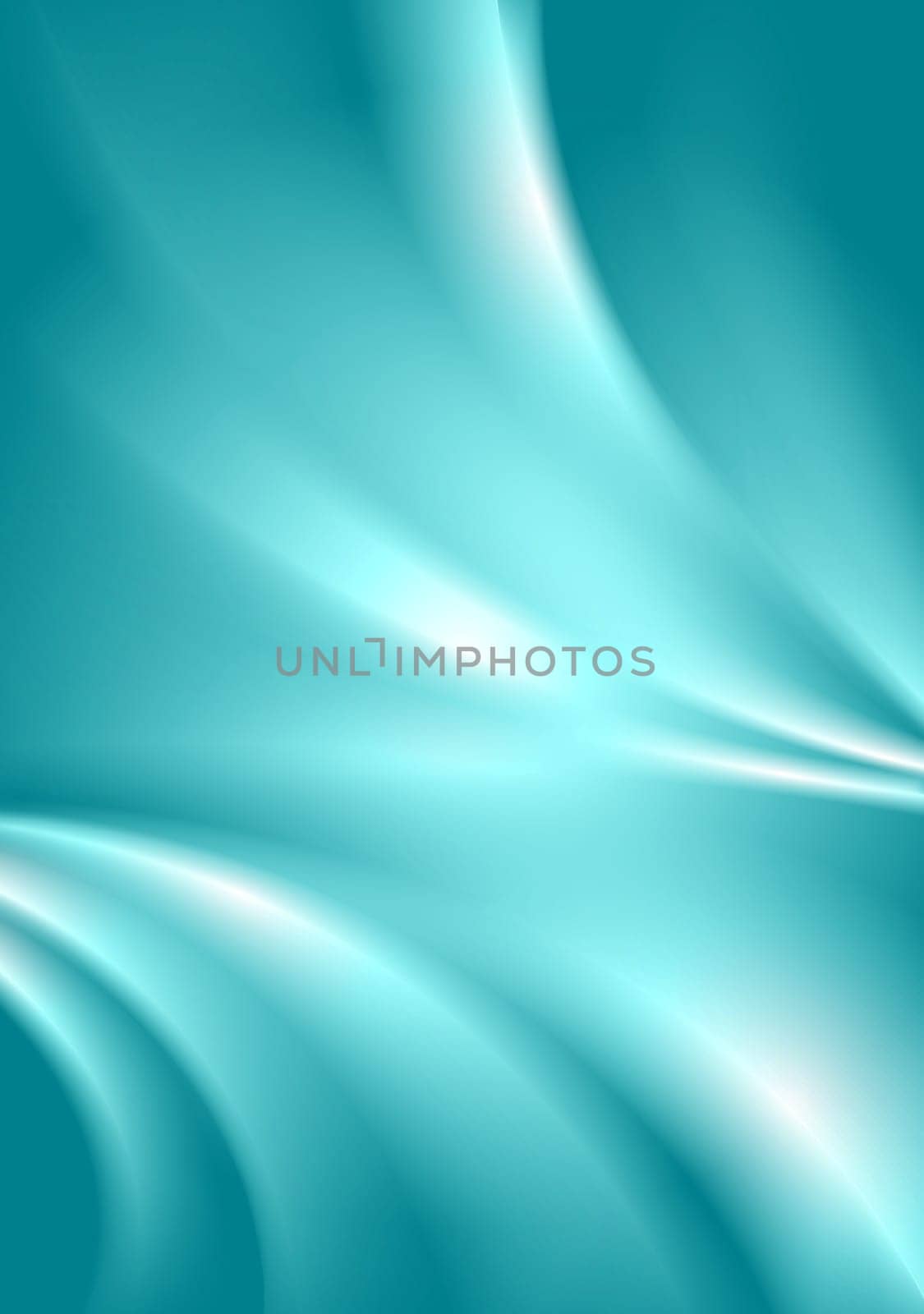 Abstract cyan blue smooth vibrant wavy background