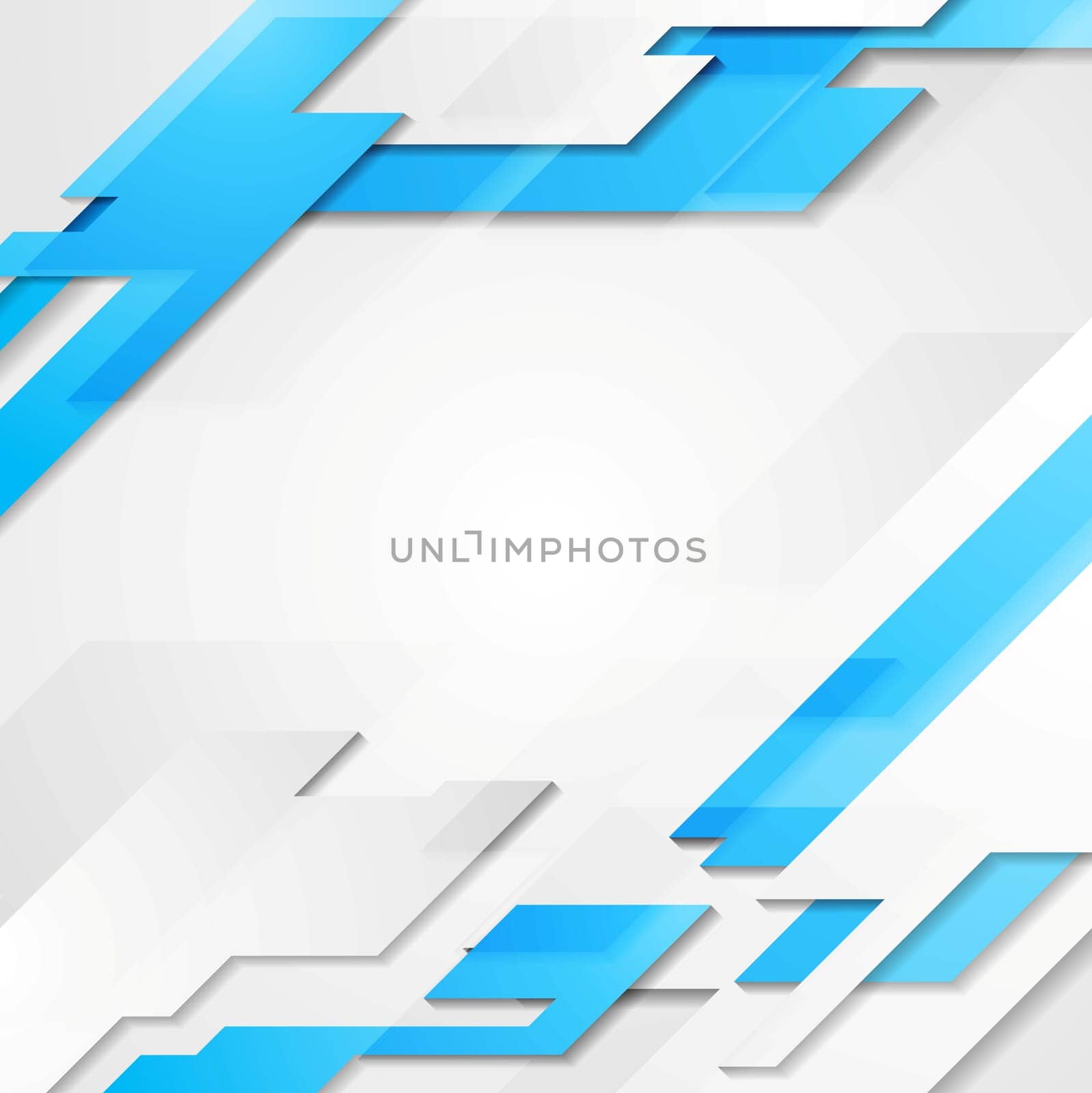 Blue grey hi-tech geometric abstract bright background