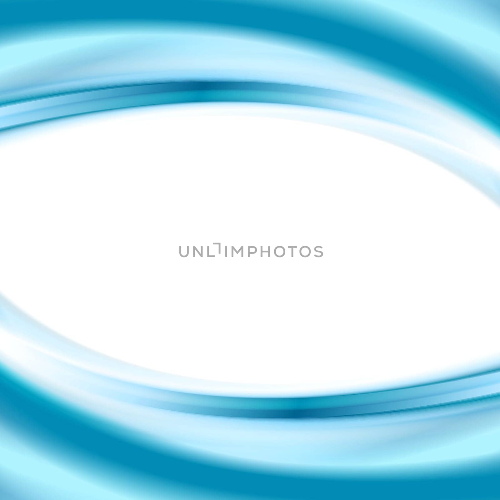 Bright blue smooth waves elegant wallpaper background
