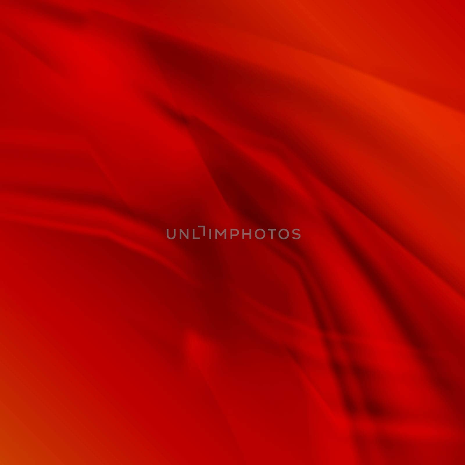 Abstract smooth lines bright red background